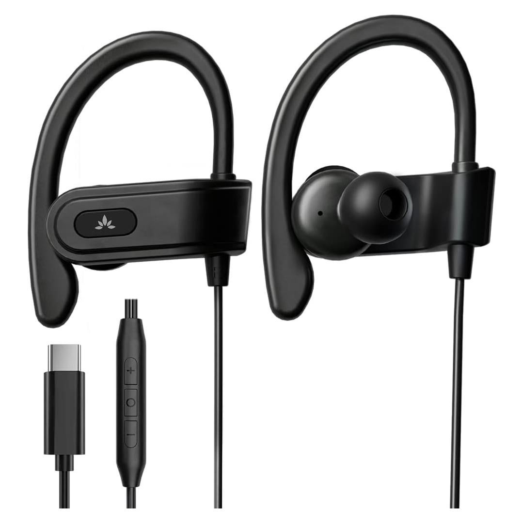 Auriculares Avantree C171 USB-C con micrófono y gancho