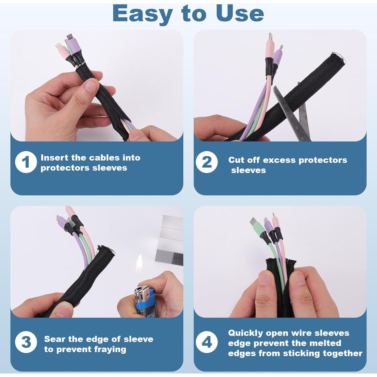 Cubiertas de Cables BUSOHA 3,96 m Protección Mascotas