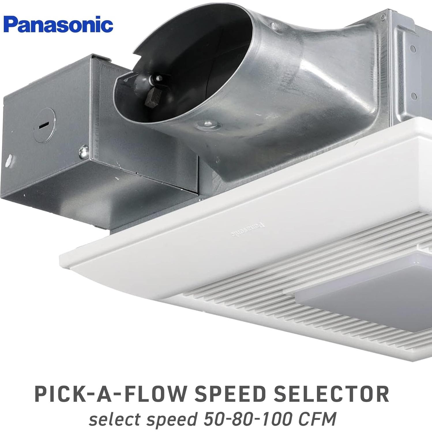 Ventilador Extractor de Baño Panasonic WhisperValue 100 CFM