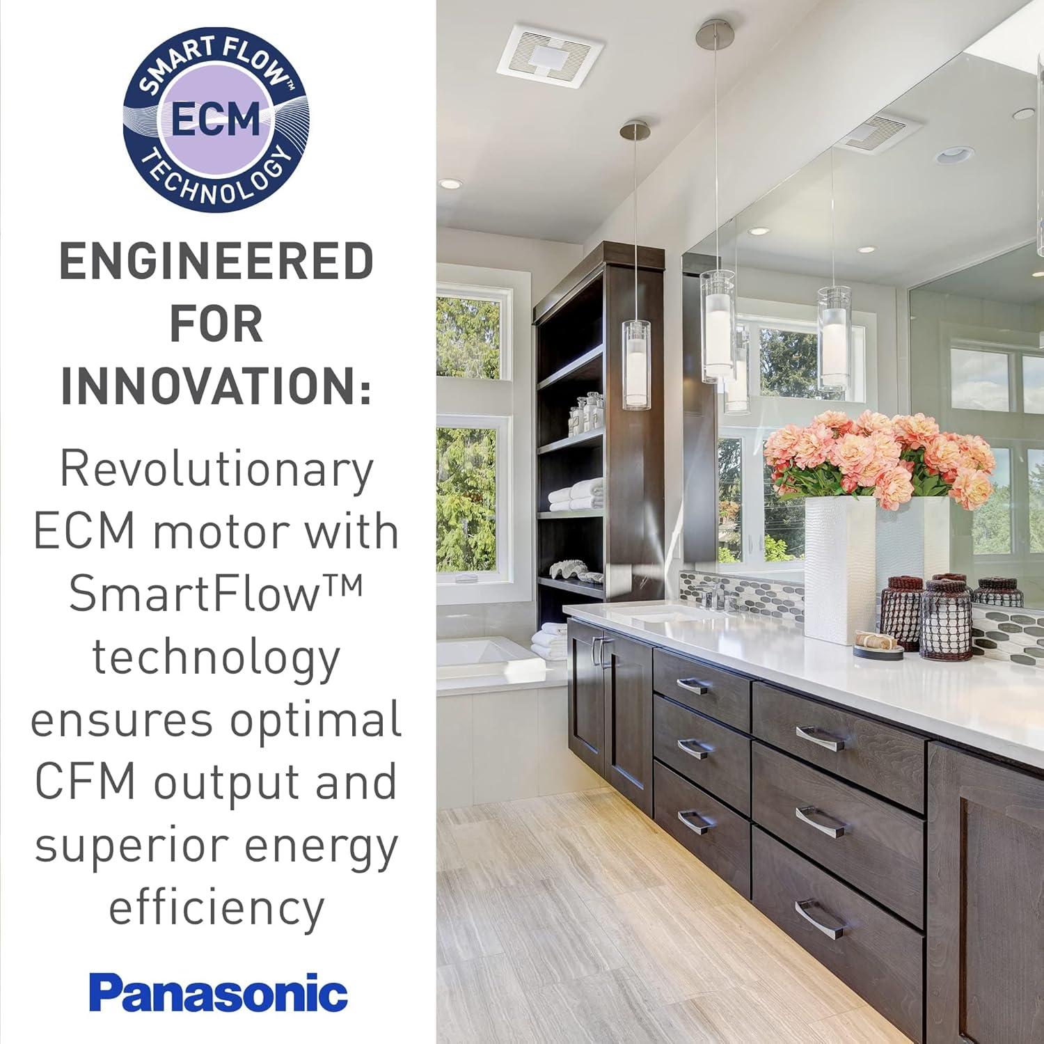 Ventilador Extractor de Baño Panasonic WhisperValue 100 CFM