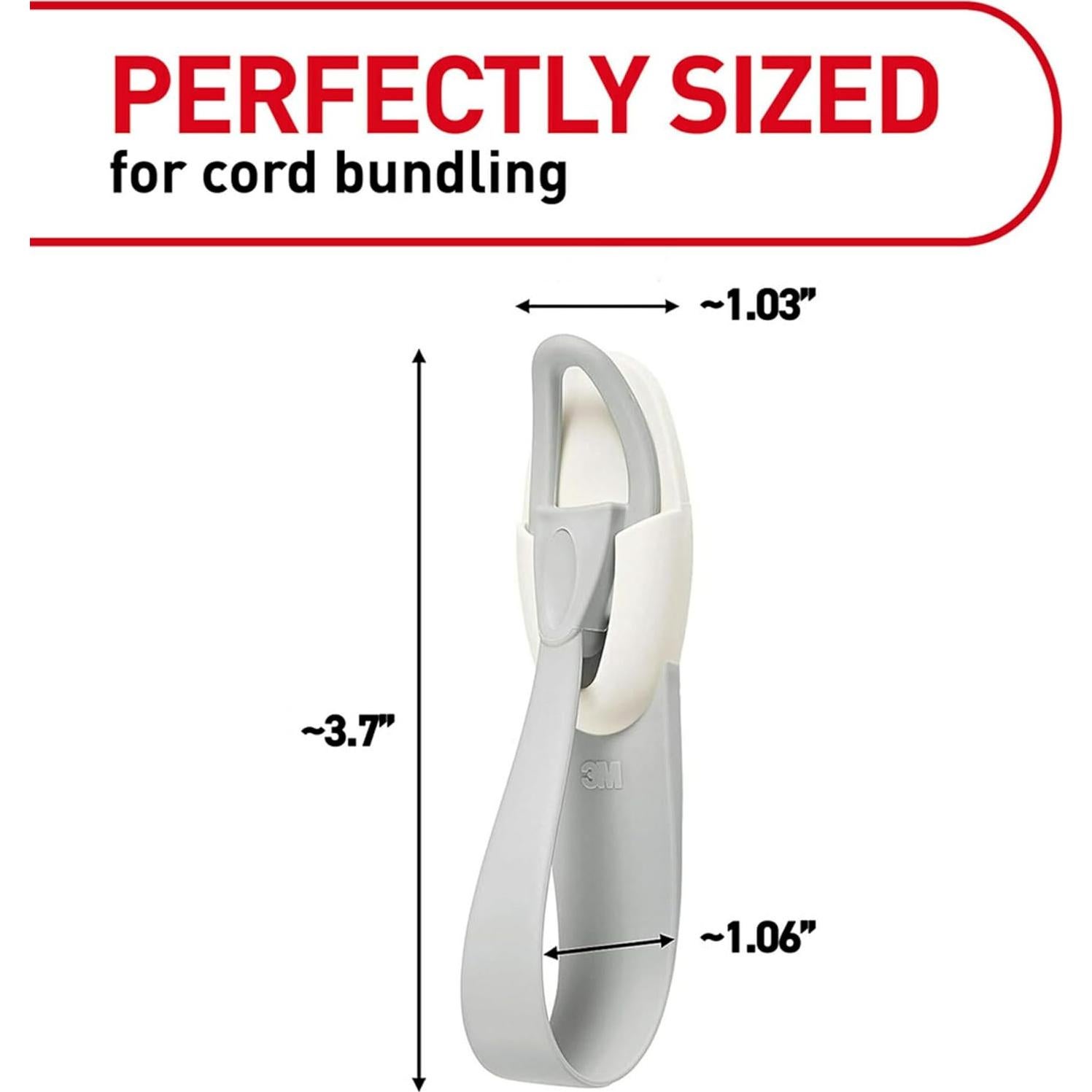 Organizador de Cables Command Blanco 6 Piezas Sin Daños