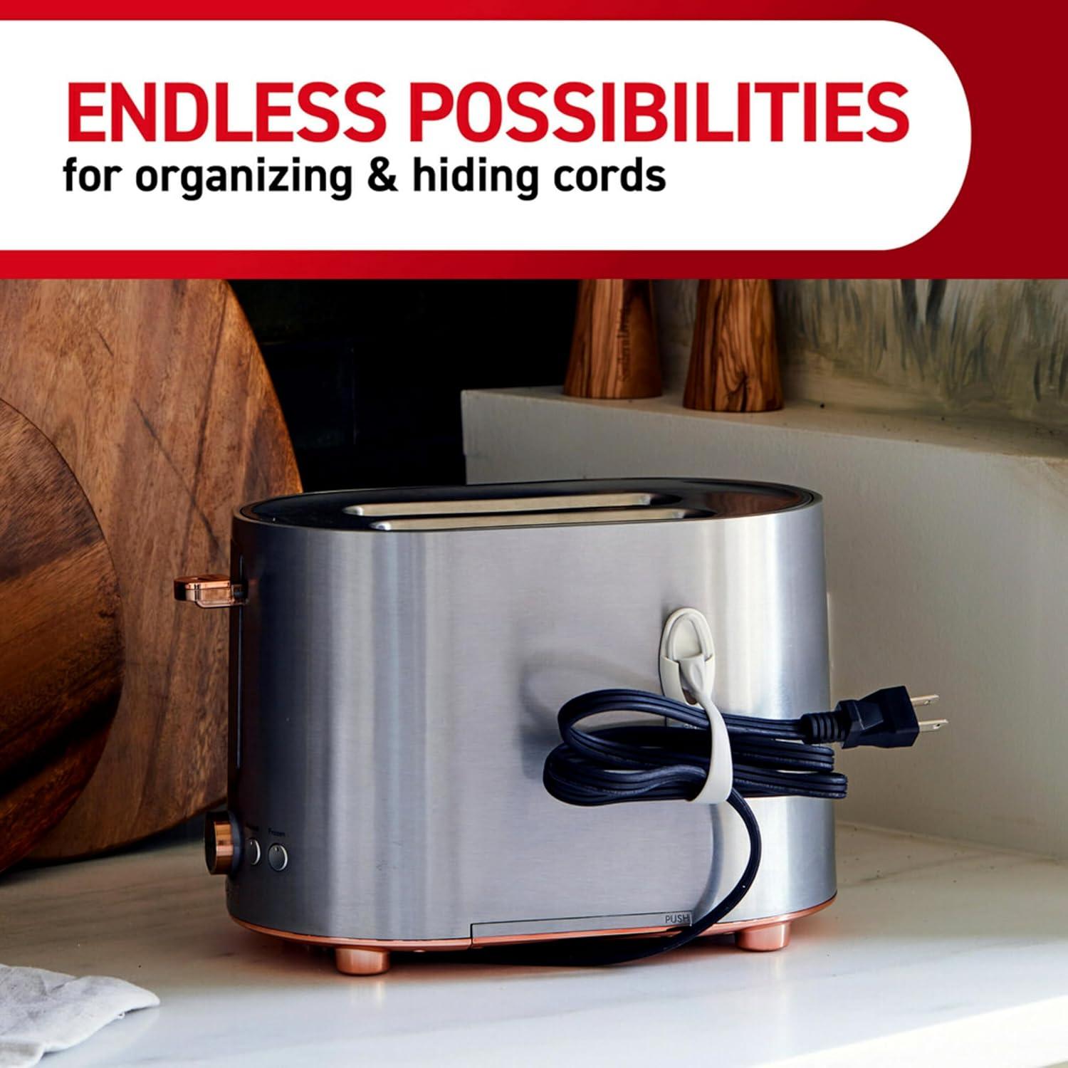 Organizador de Cables Command Blanco 6 Piezas Sin Daños