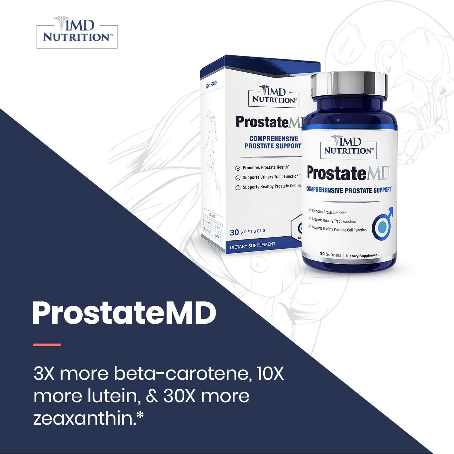 Suplemento Prostático ProstateMD Saw Palmetto 30 Cápsulas