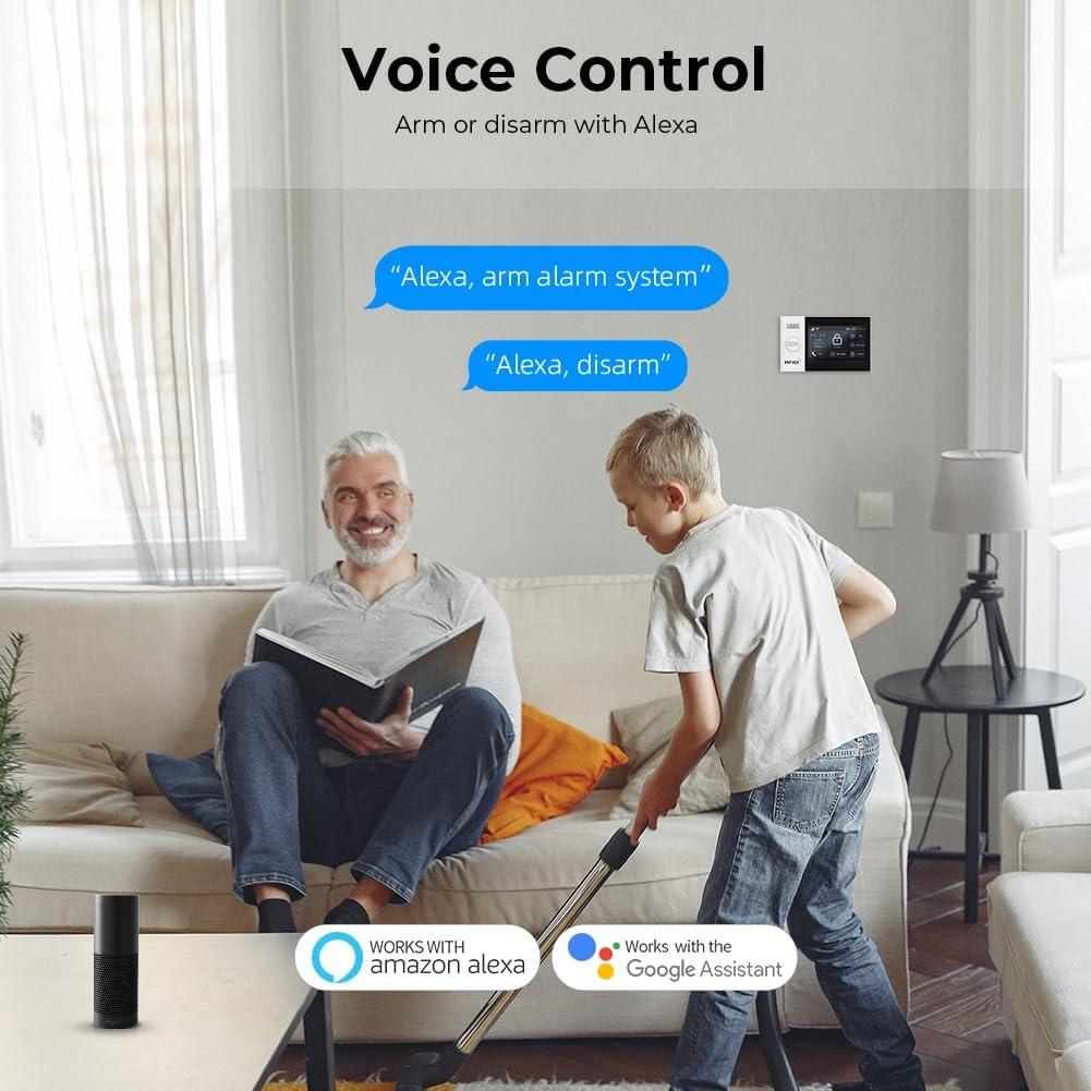 Sistema de Alarma Inalámbrico PGST 12 Piezas WiFi 4G Seguridad