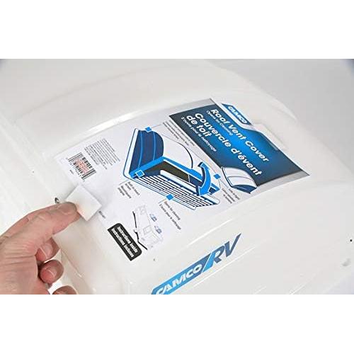 Cubierta de Ventilación de Techo Camco 40431 Blanca 49x48 cm