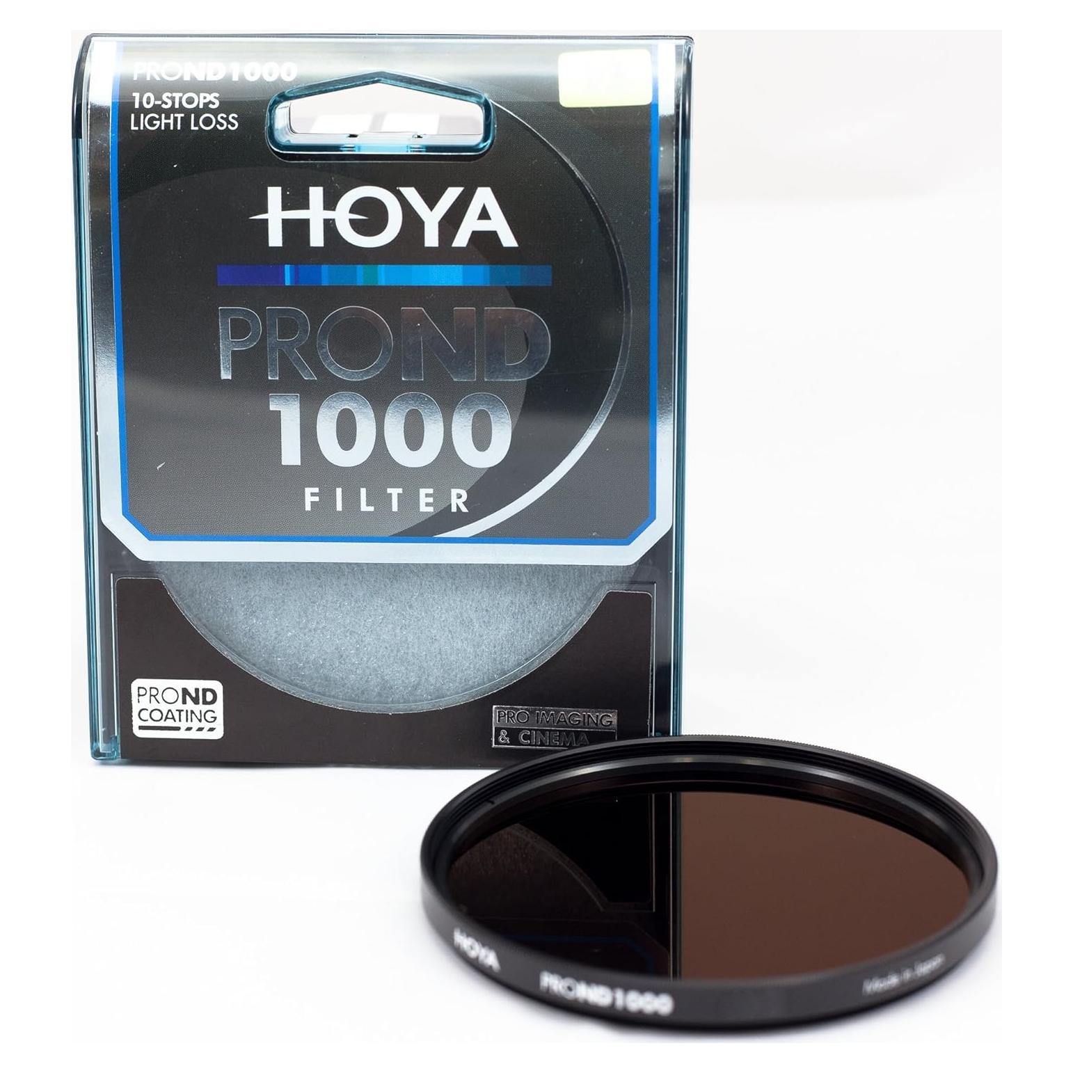 Filtro Pro ND 1000 Hoya 49 mm - Densidad Neutra 10 Paradas