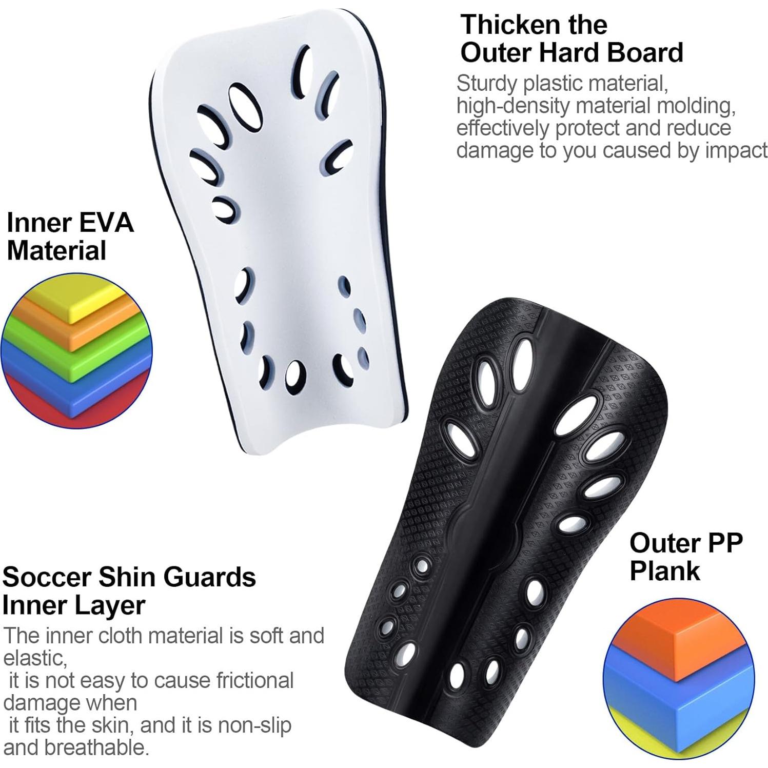 Espinilleras de Fútbol ANCIRS para Niños 5-9 Años Transpirables