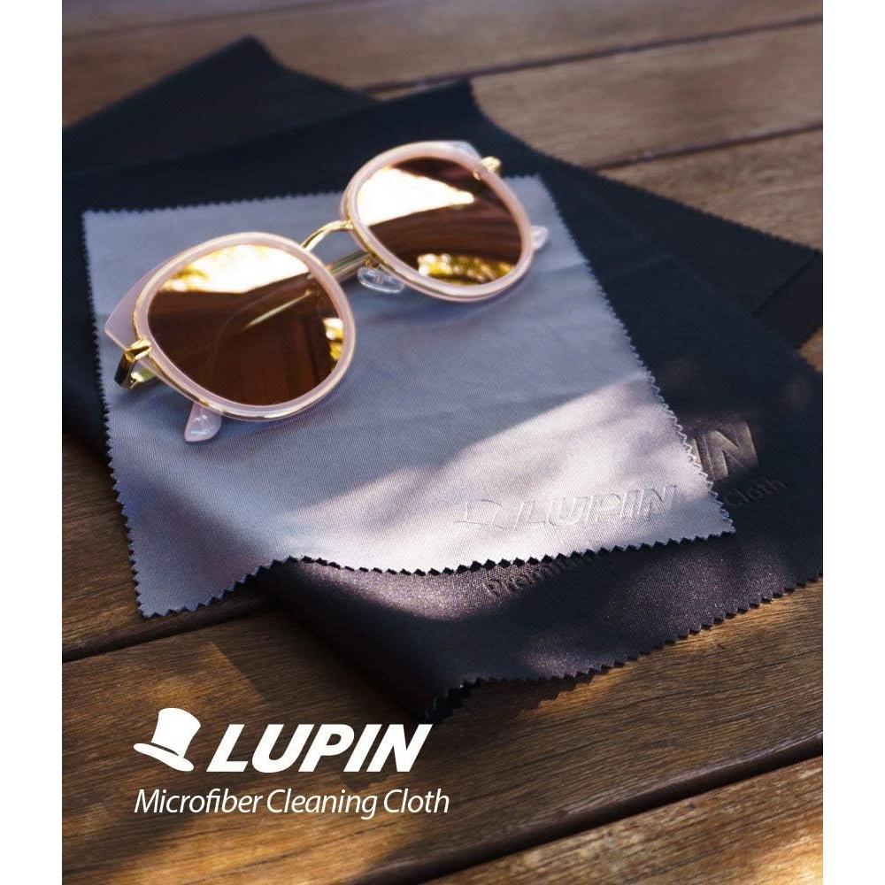 Paños de limpieza de microfibra Lupin, 6 unidades, negro