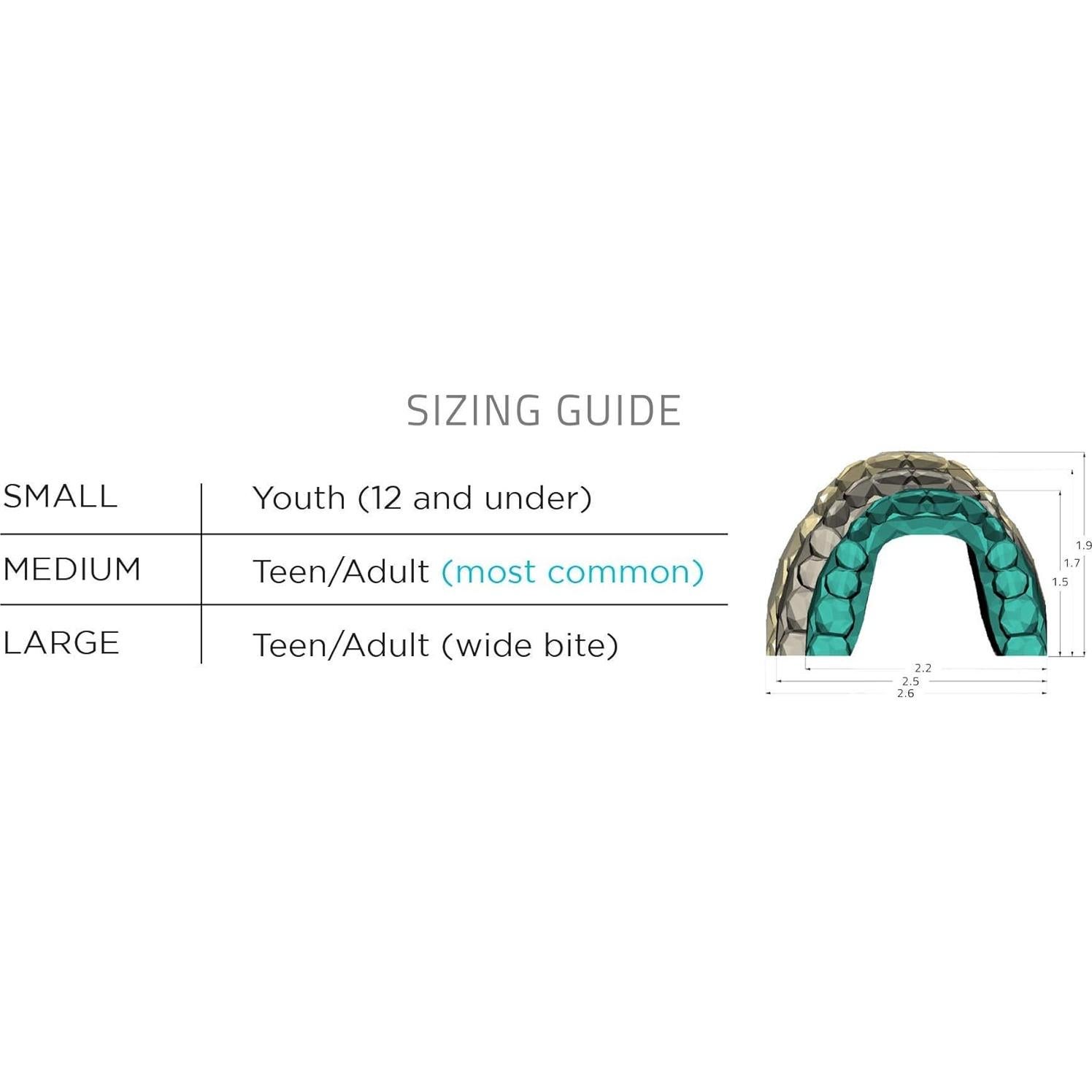 Protector Bucal Deportivo APEX Lite Negro Pequeño - Unisex