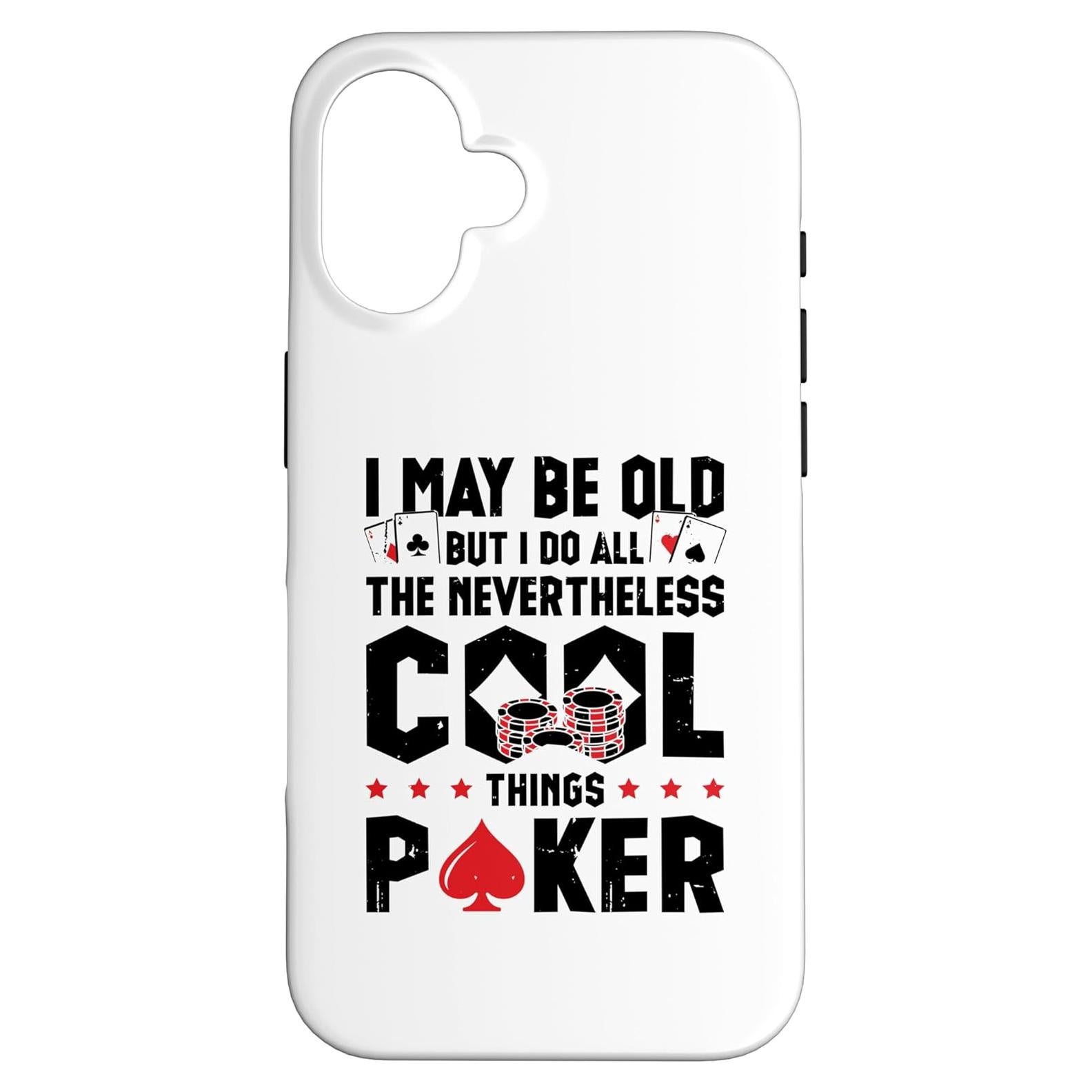 Funda Protectora para iPhone 16 - Accesorio de Póker