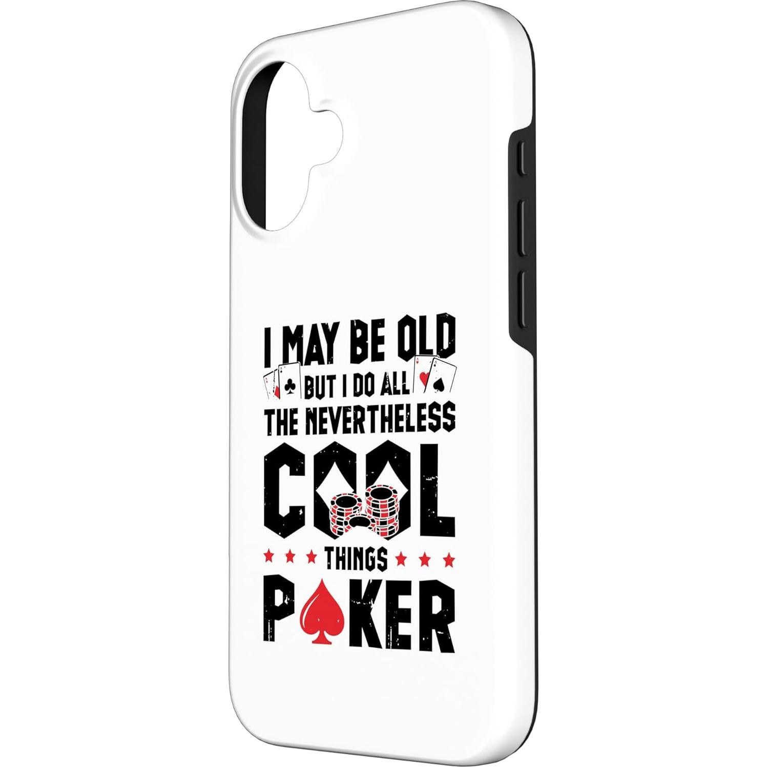 Funda Protectora para iPhone 16 - Accesorio de Póker