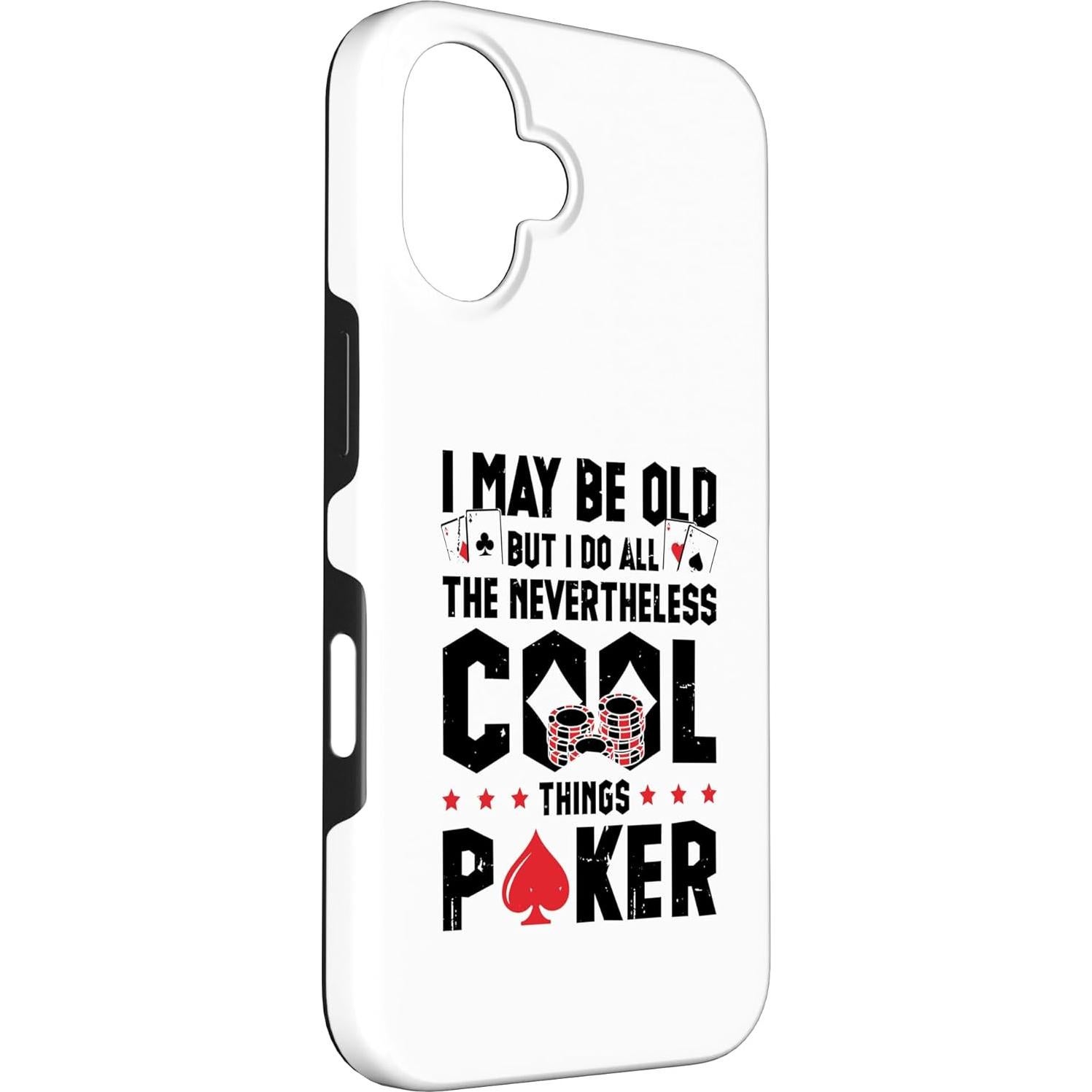 Funda Protectora para iPhone 16 - Accesorio de Póker