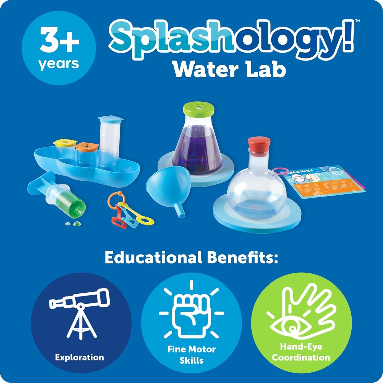 Kit de Ciencia Splashology Learning Resources - 19 Piezas, 3+ Años