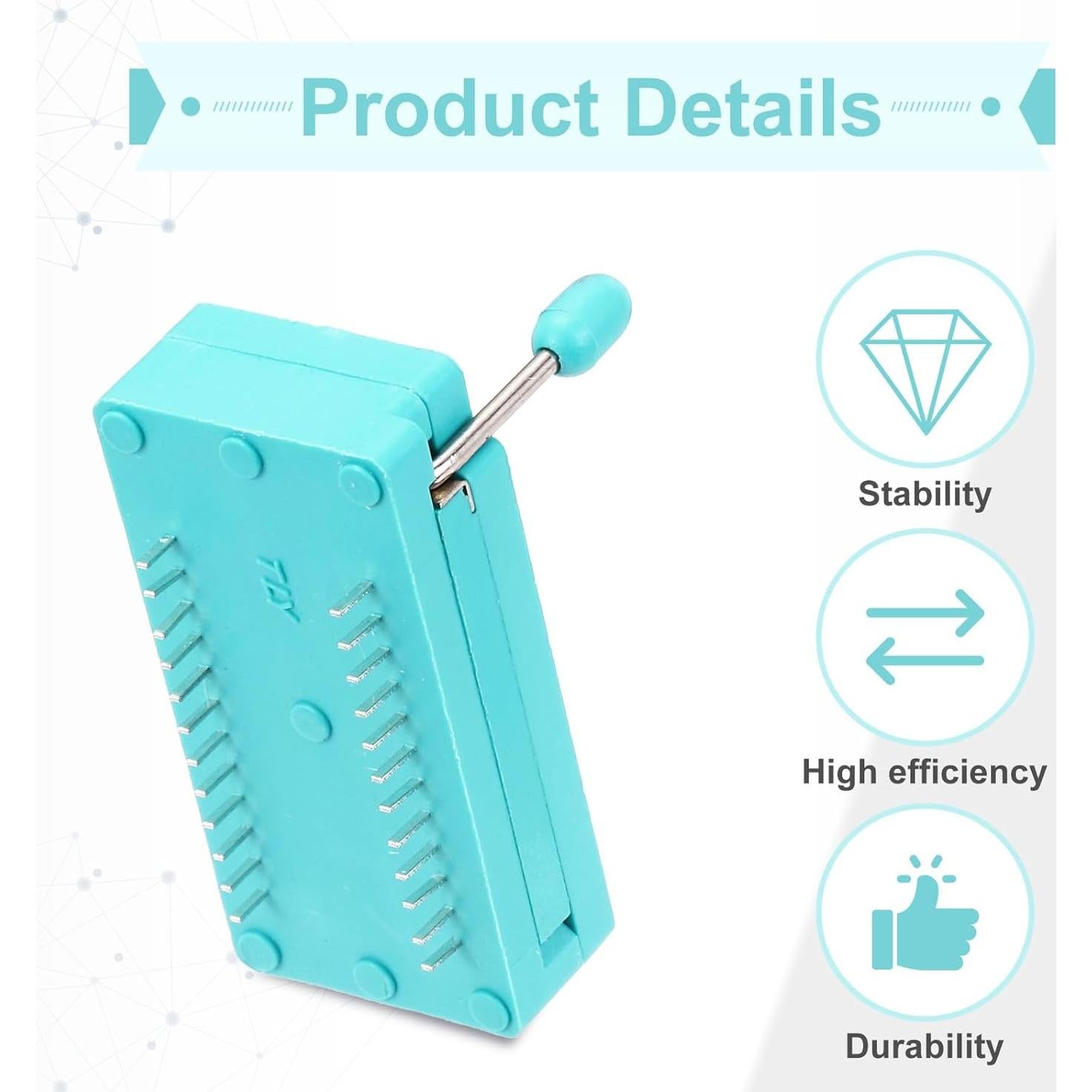 Zócalo de Prueba ZIF Universal MECCANIXITY 6 Pcs 24 Pines