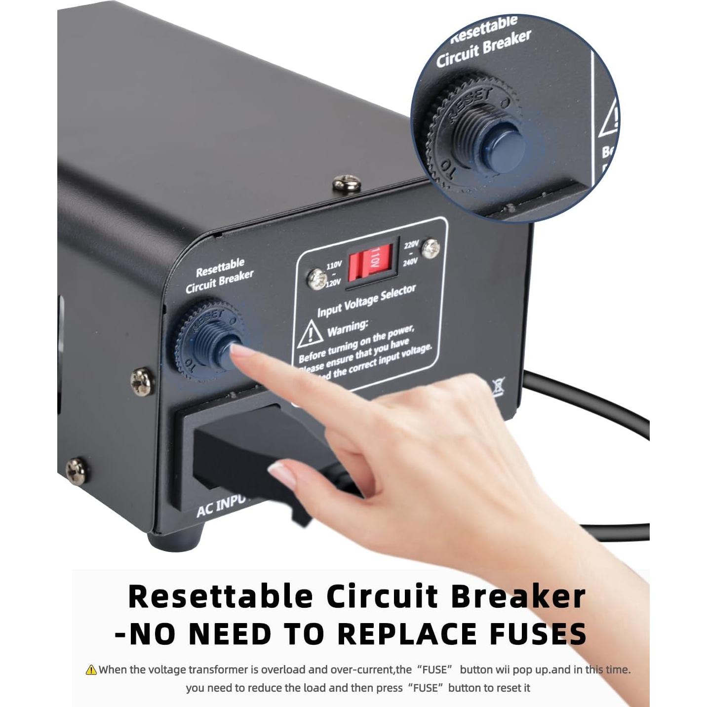 Transformador Convertidor de Voltaje LVYUAN 500W 110-240V