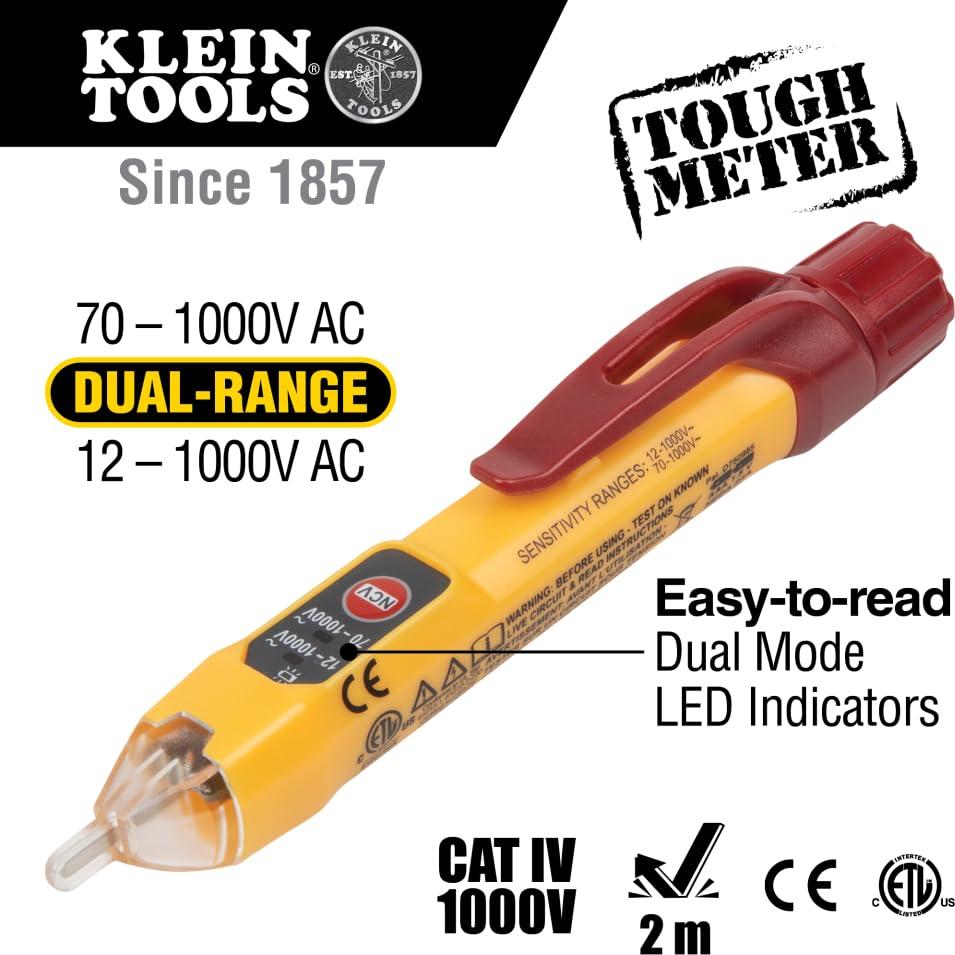 Probador de Voltaje Sin Contacto Klein Tools NCVT2PKIT 12-1000V