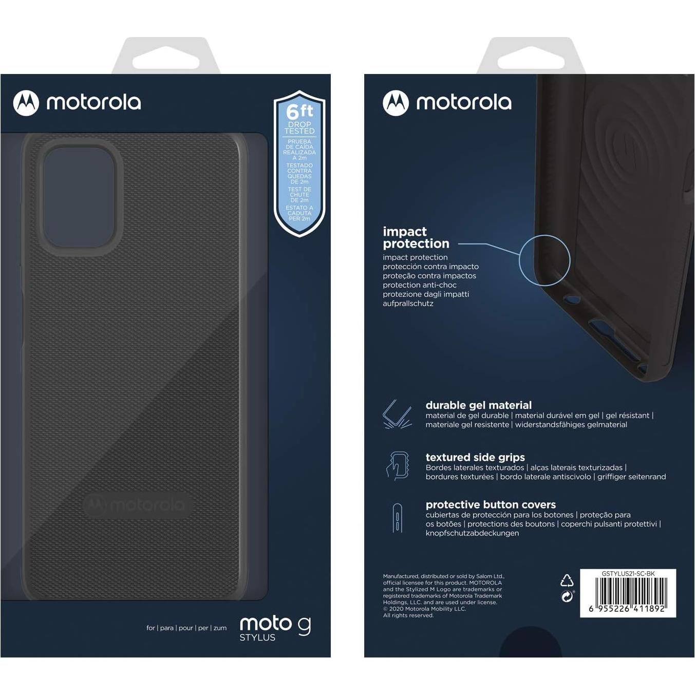 Funda Protectora Motorola Moto G Stylus 2021 - Negra - TPU
