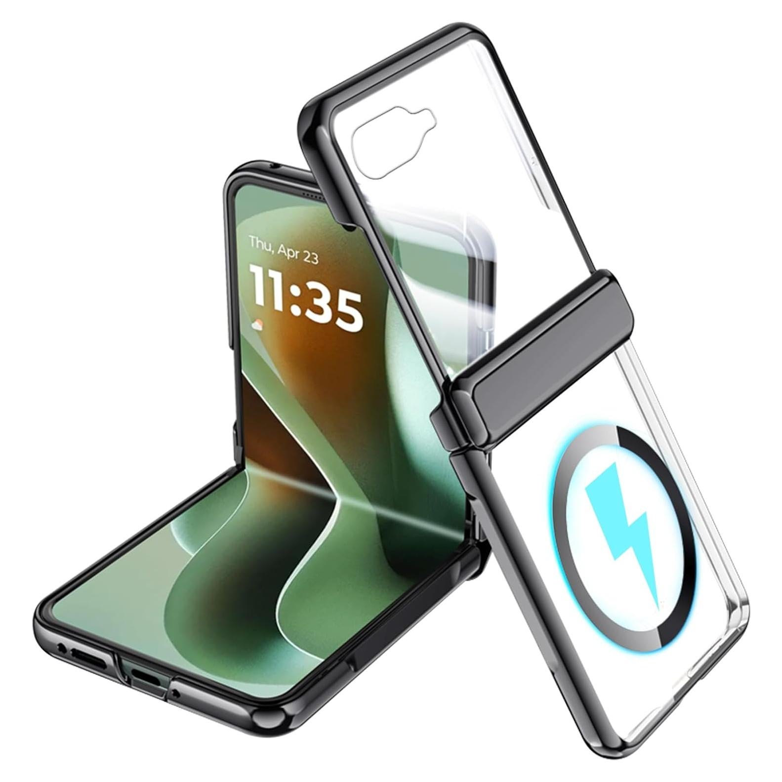 Funda Magnética Transparente para Motorola Razr Ultra 2025