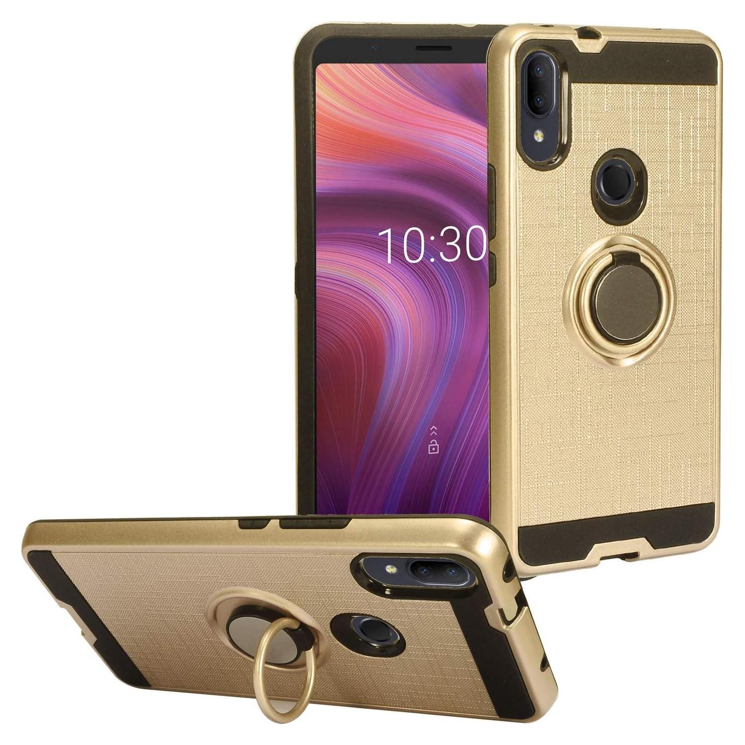 Funda Híbrida con Soporte de Anillo CELZEN para Alcatel 3V
