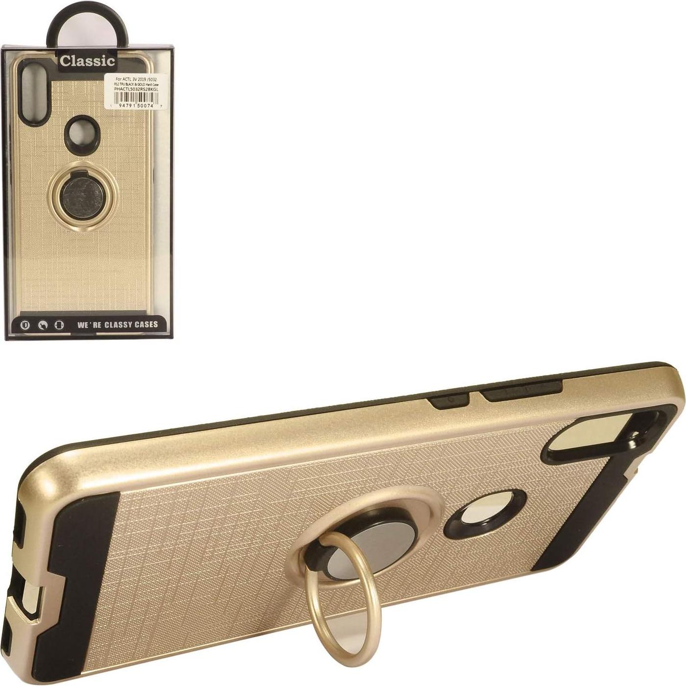 Funda Híbrida con Soporte de Anillo CELZEN para Alcatel 3V