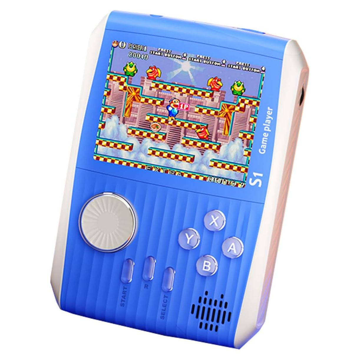 Consola de Juegos Retro Portátil Whisary S1 Azul 666 Juegos