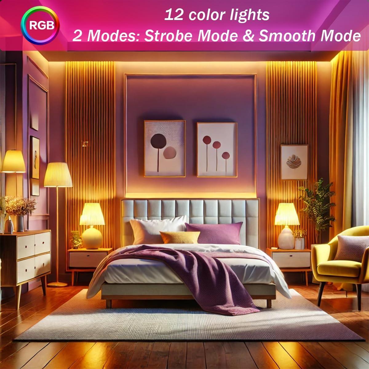 Bombillas LED G9 RGB AEGISLOGIC 2W 3000K 12 Colores 2 Pzas