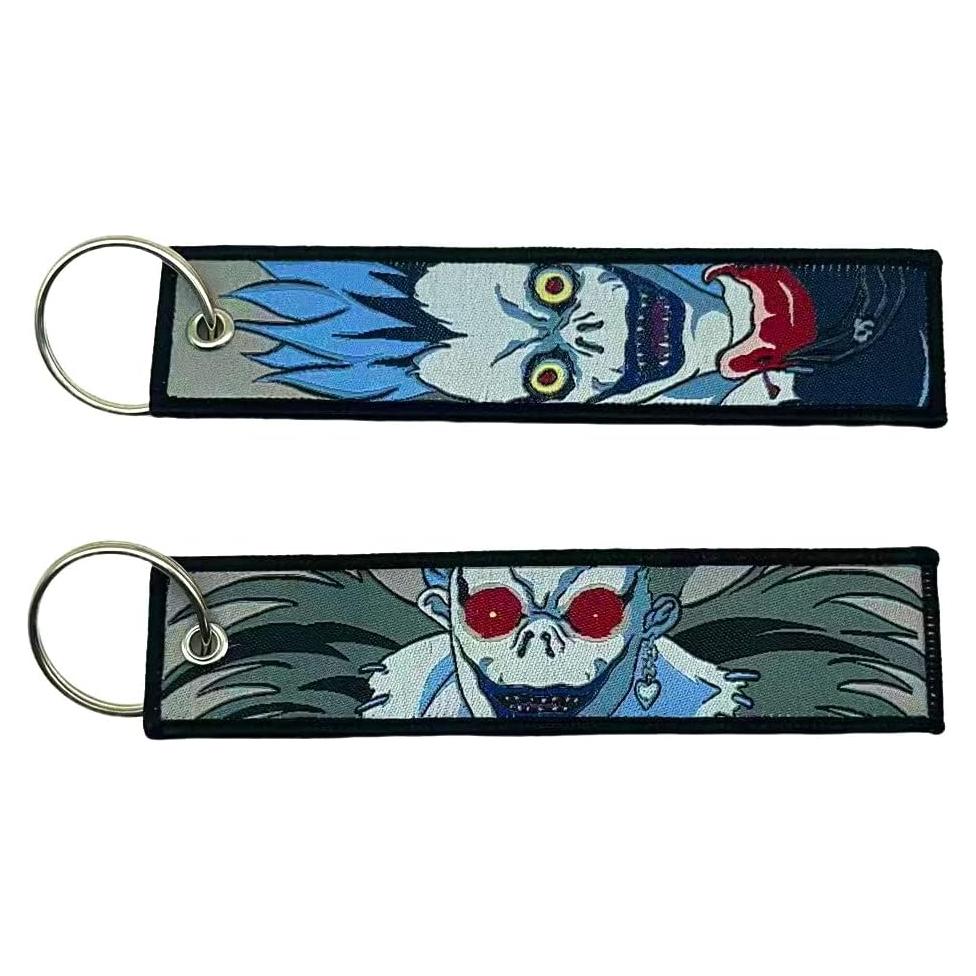 Llavero Anime Bordado Kdn-01 13x3 cm para Claves y Accesorios