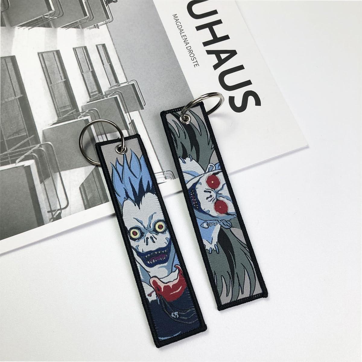 Llavero Anime Bordado Kdn-01 13x3 cm para Claves y Accesorios