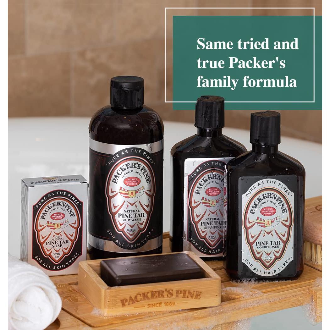 Jabón de Alquitrán de Pino Packer | Natural 3 x 90.7g