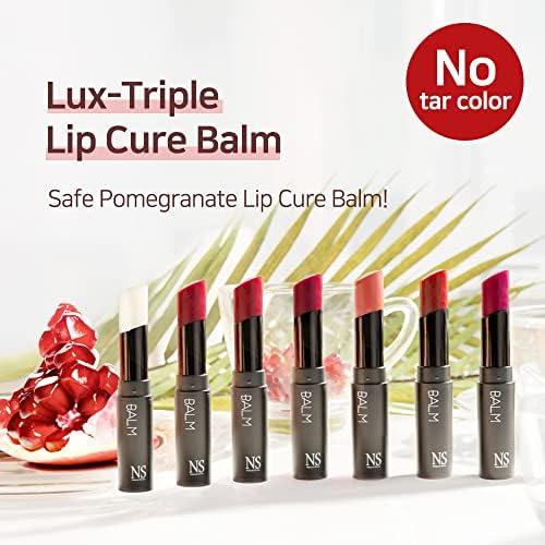 Bálsamo Labial Lux Triple Lip Cure 4.8g ATHENA Rojo Naranja