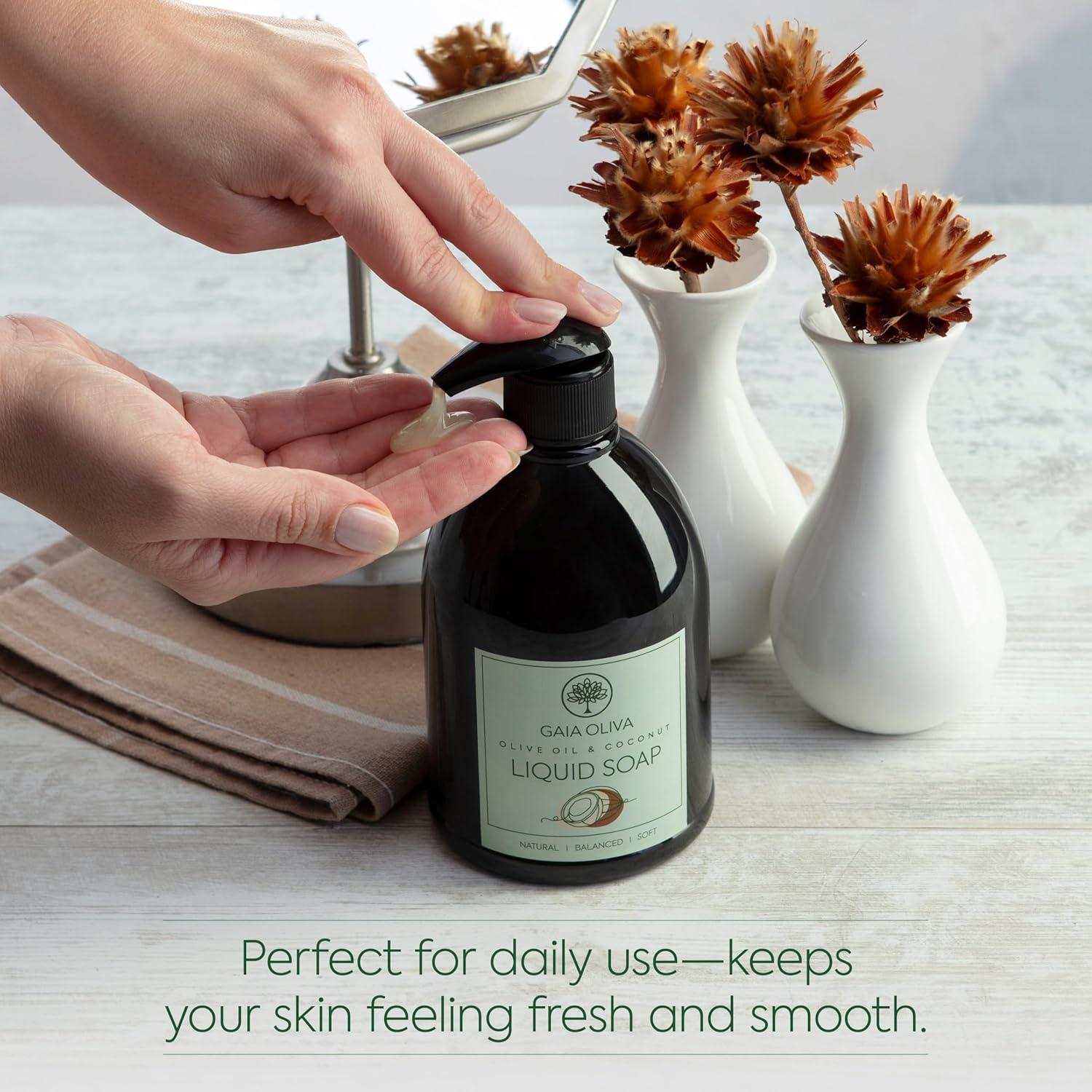 Jabón Líquido de Manos GAIA Oliva 500 ml Aroma Coco Natural