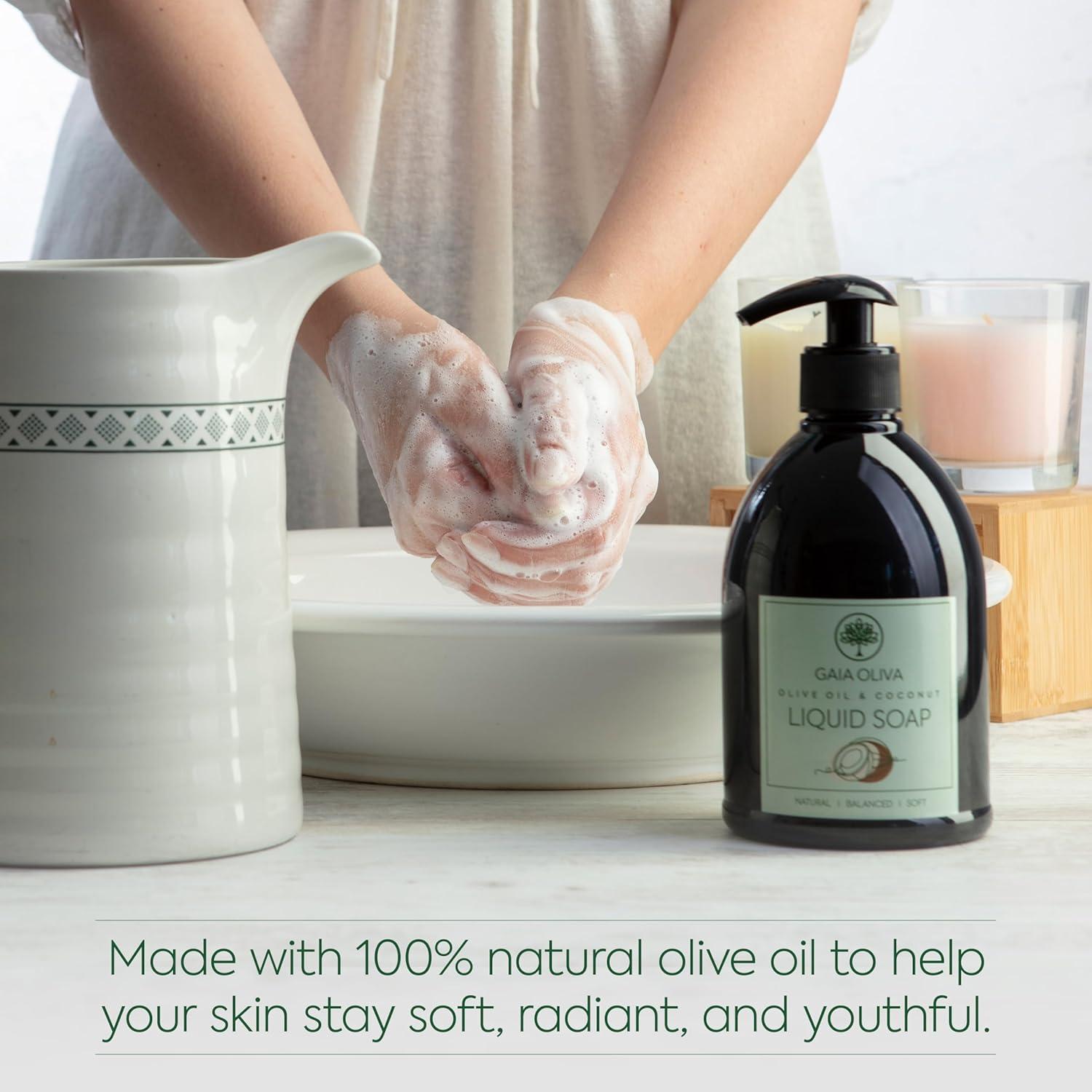 Jabón Líquido de Manos GAIA Oliva 500 ml Aroma Coco Natural