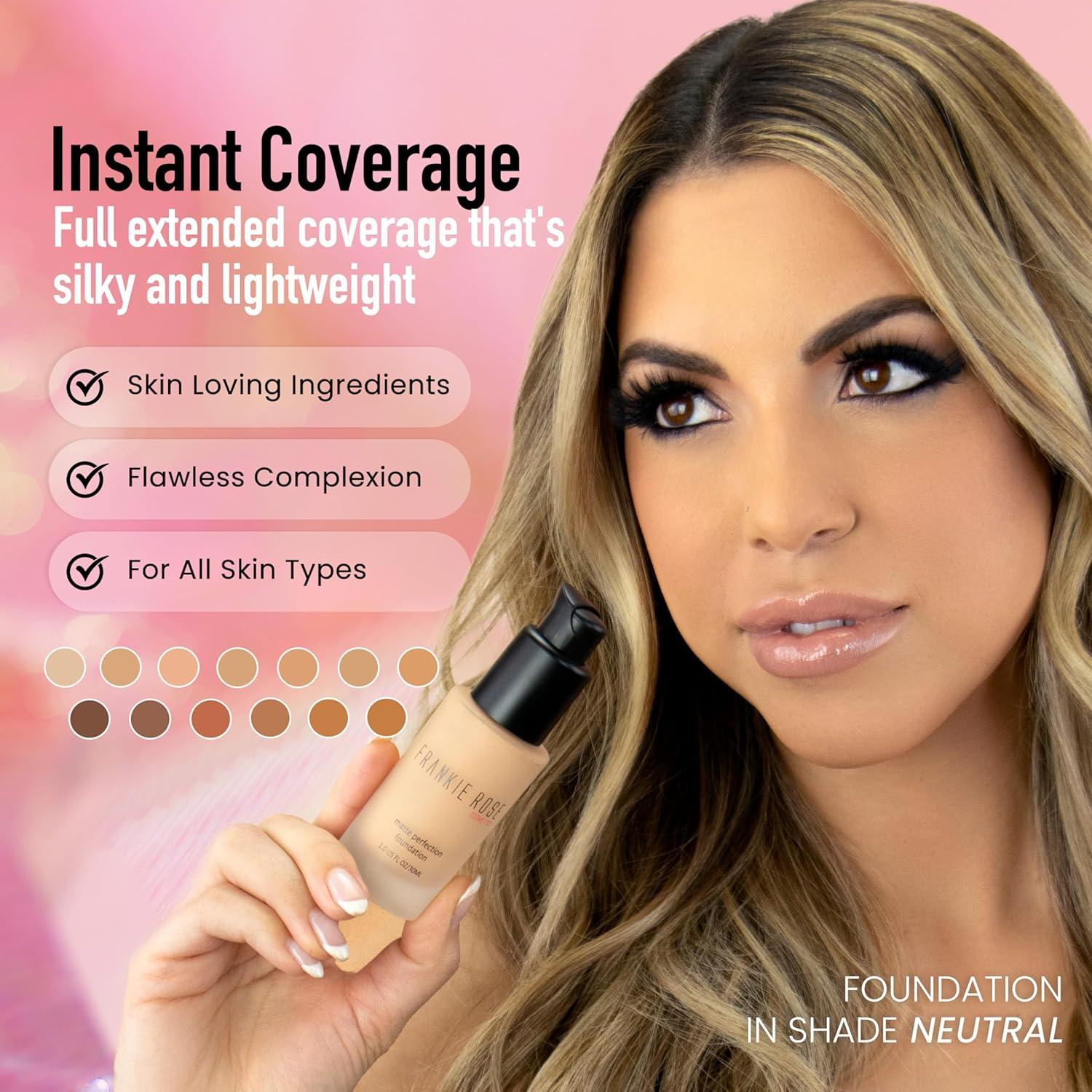 Base de Maquillaje Mate Frankie Rose 30 ml - Tono Oro