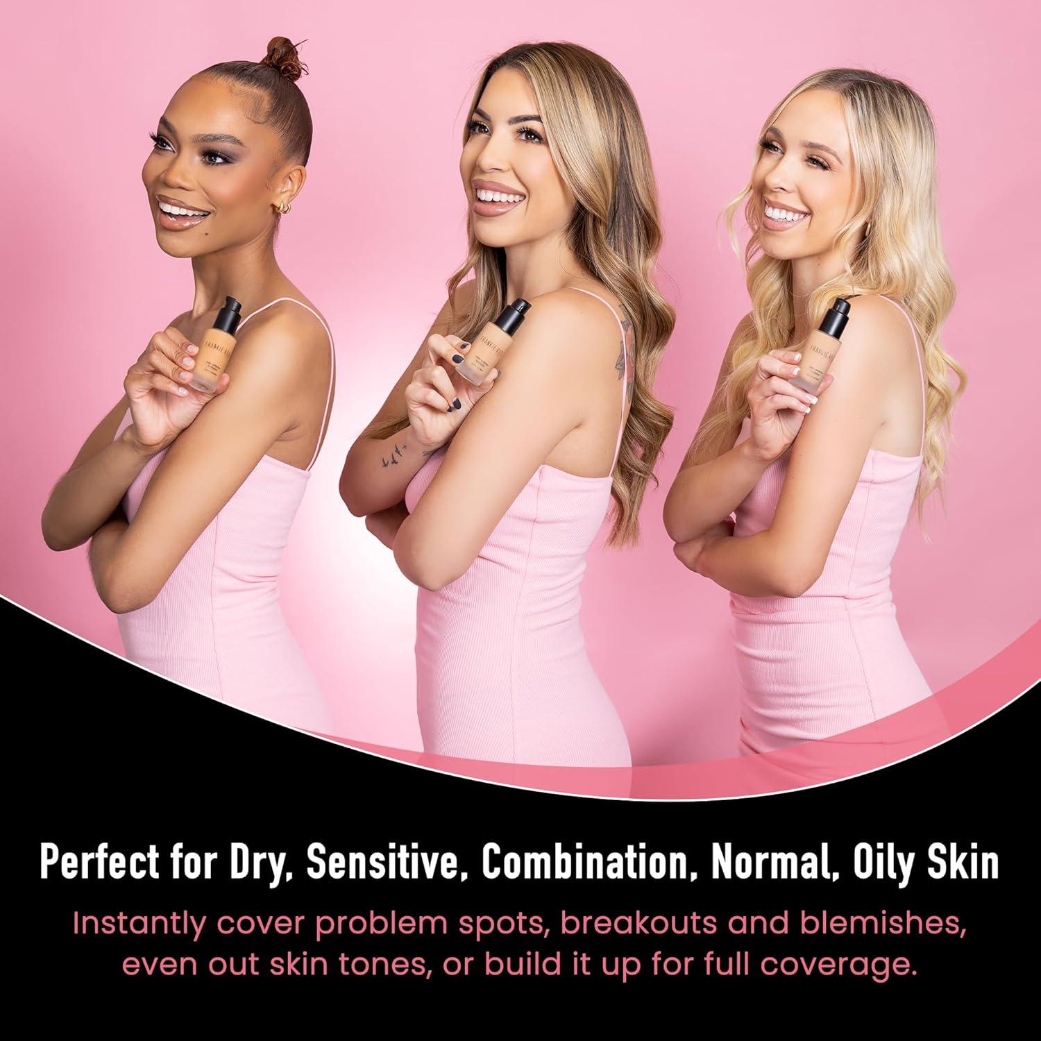 Base de Maquillaje Mate Frankie Rose 30 ml - Tono Oro