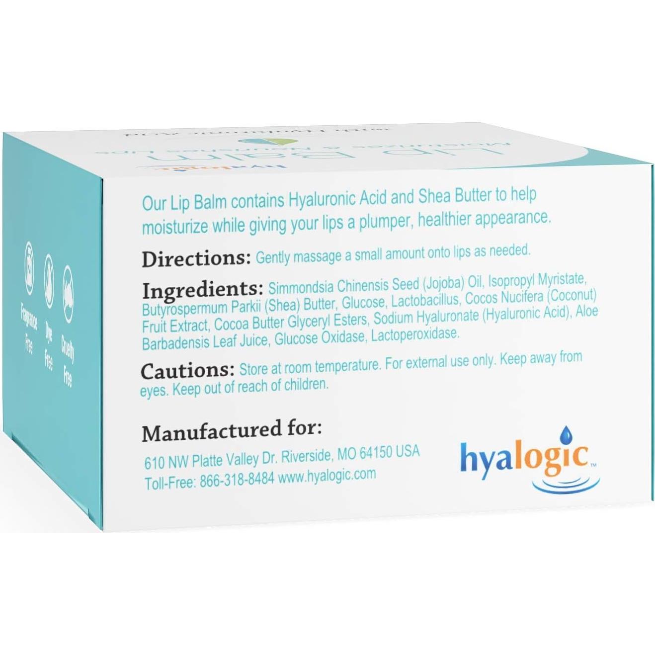 Bálsamo Labial Hidratante Hyalogic con Ácido Hialurónico 14g