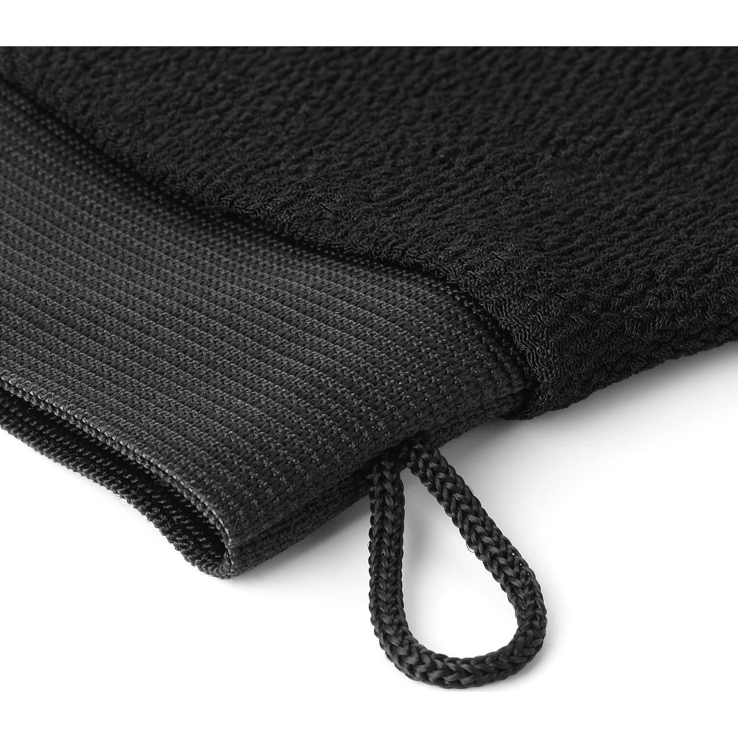 Guante Exfoliante Valitic Negro - Esfregador Corporal 24x17cm