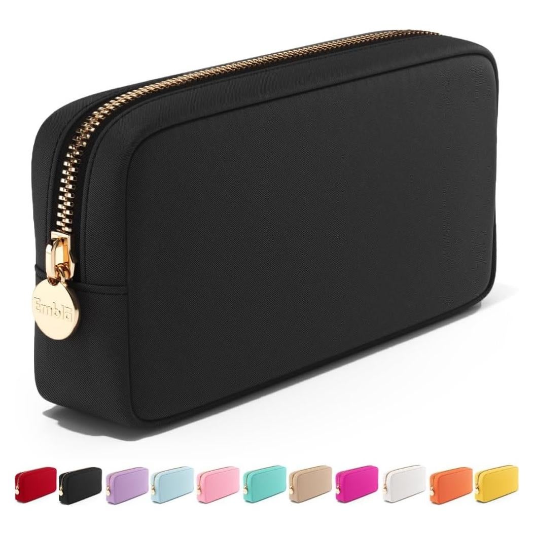 Bolsa de Maquillaje Embla Negra Pequeña Organizador de Viaje