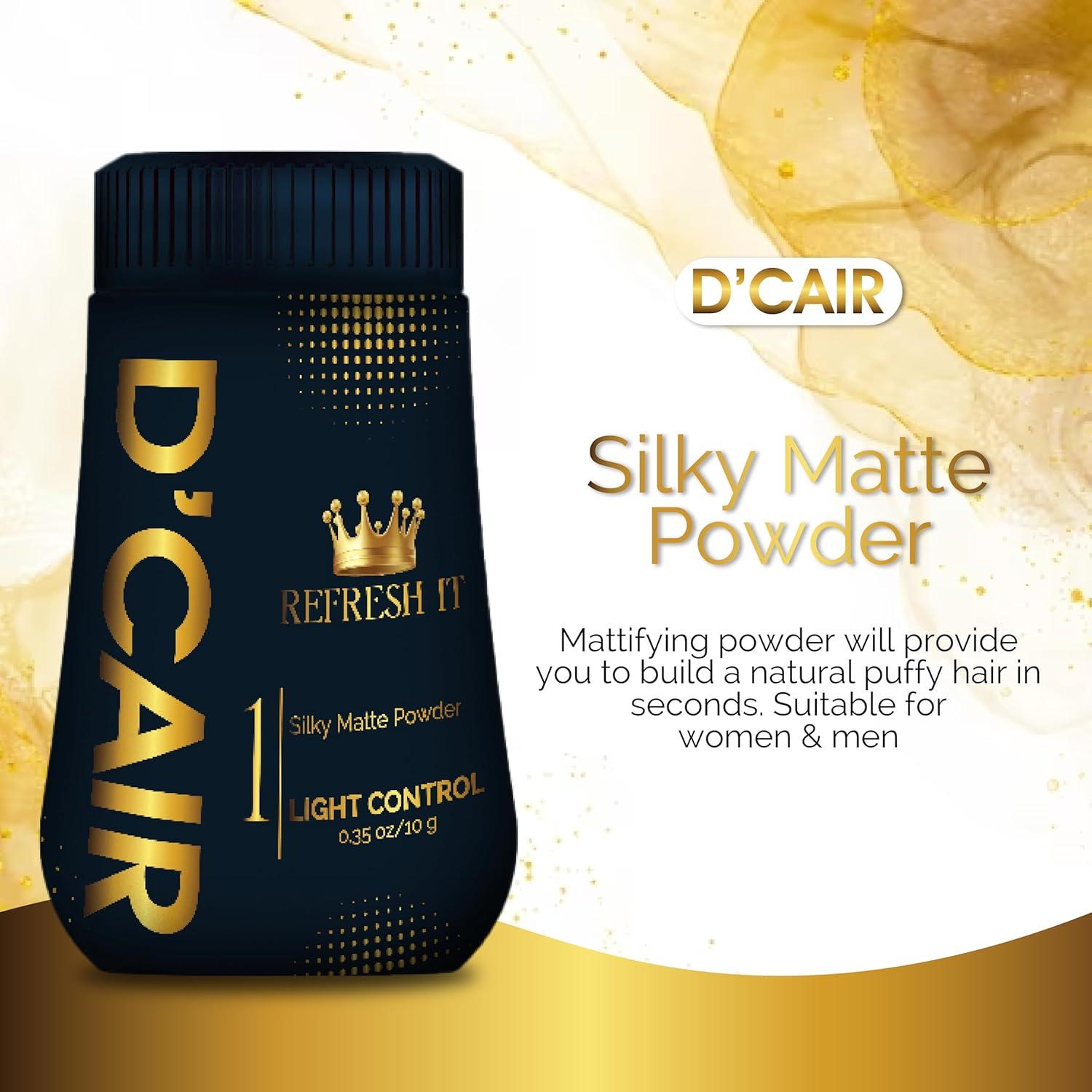 D'Cair Polvo de Estilo - Volumen y Textura para Cabello