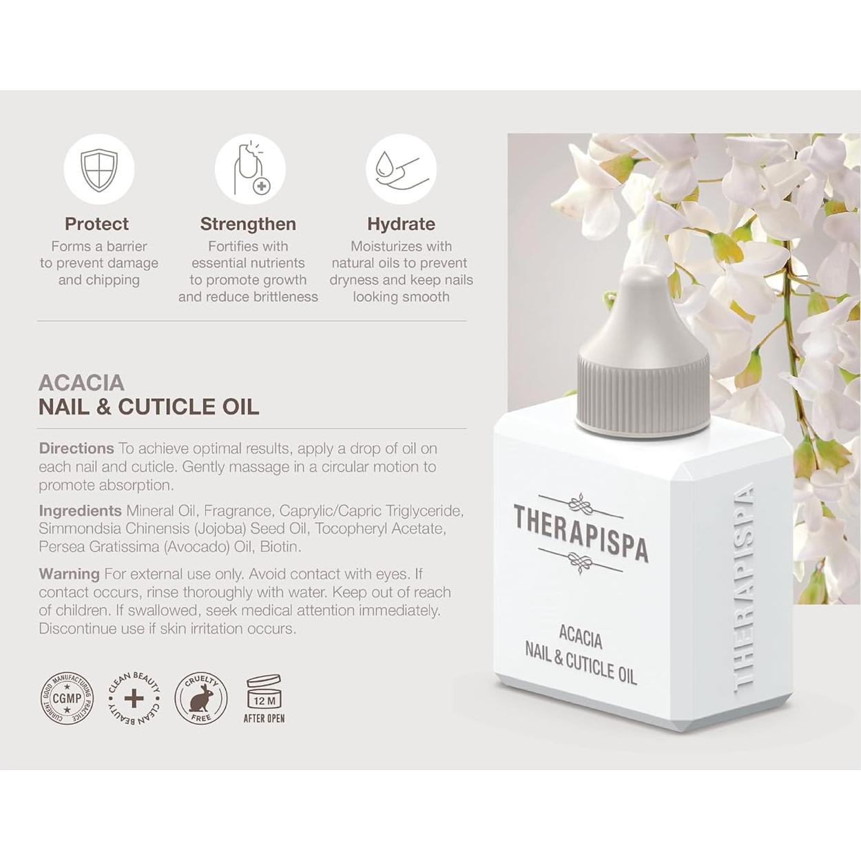 Aceite para Uñas y Cutículas Acacia 59.15 ml - AIIN COSMETICS