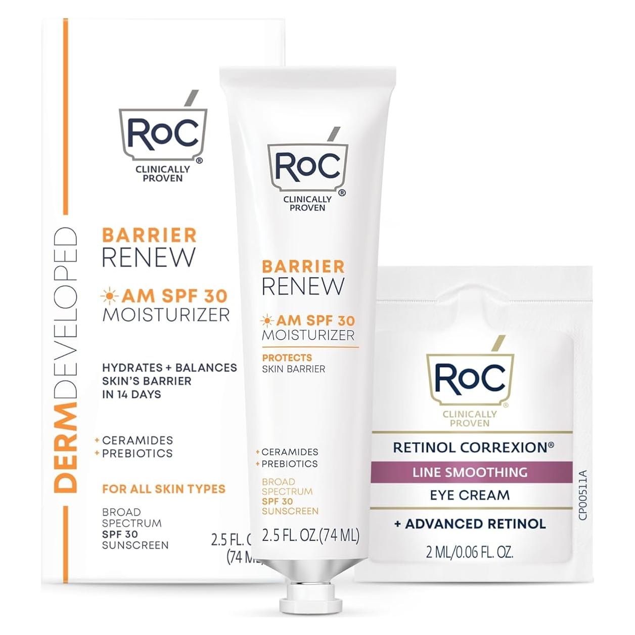 Crema de Día RoC Barrier Renew SPF 30 Hidratante 70.87 g