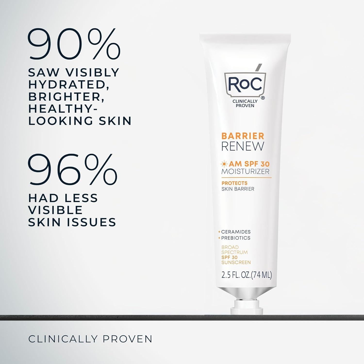 Crema de Día RoC Barrier Renew SPF 30 Hidratante 70.87 g