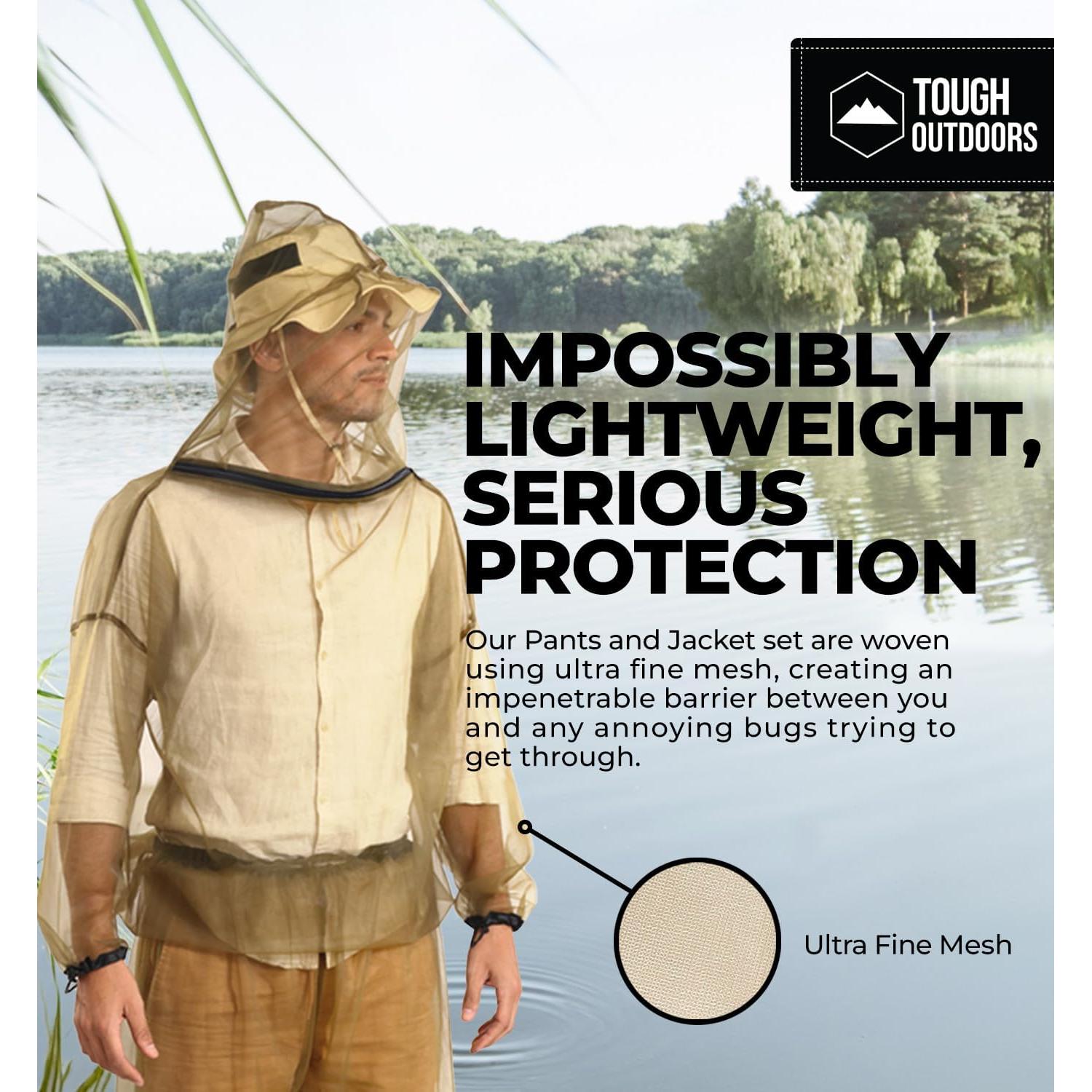 Chaqueta de Mosquito Tough Outdoors Grande - Extra Grande