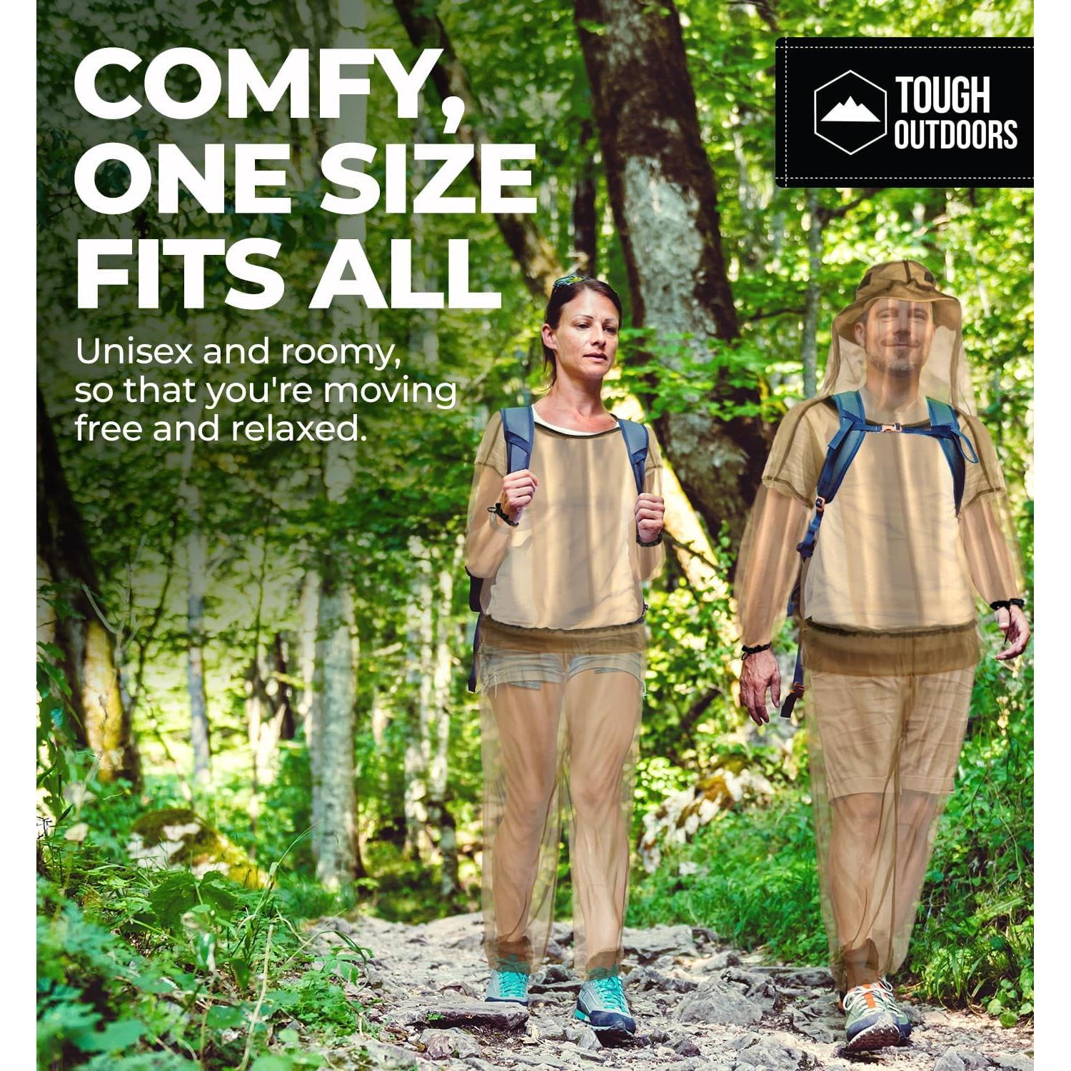 Chaqueta de Mosquito Tough Outdoors Grande - Extra Grande