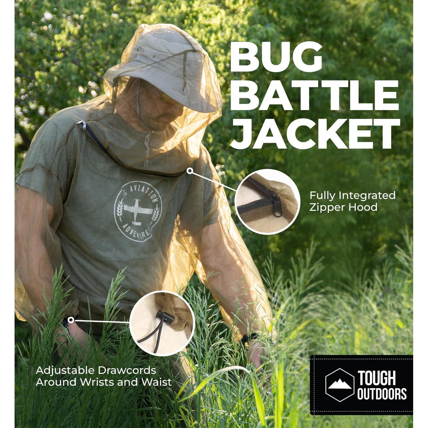 Chaqueta de Mosquito Tough Outdoors Grande - Extra Grande