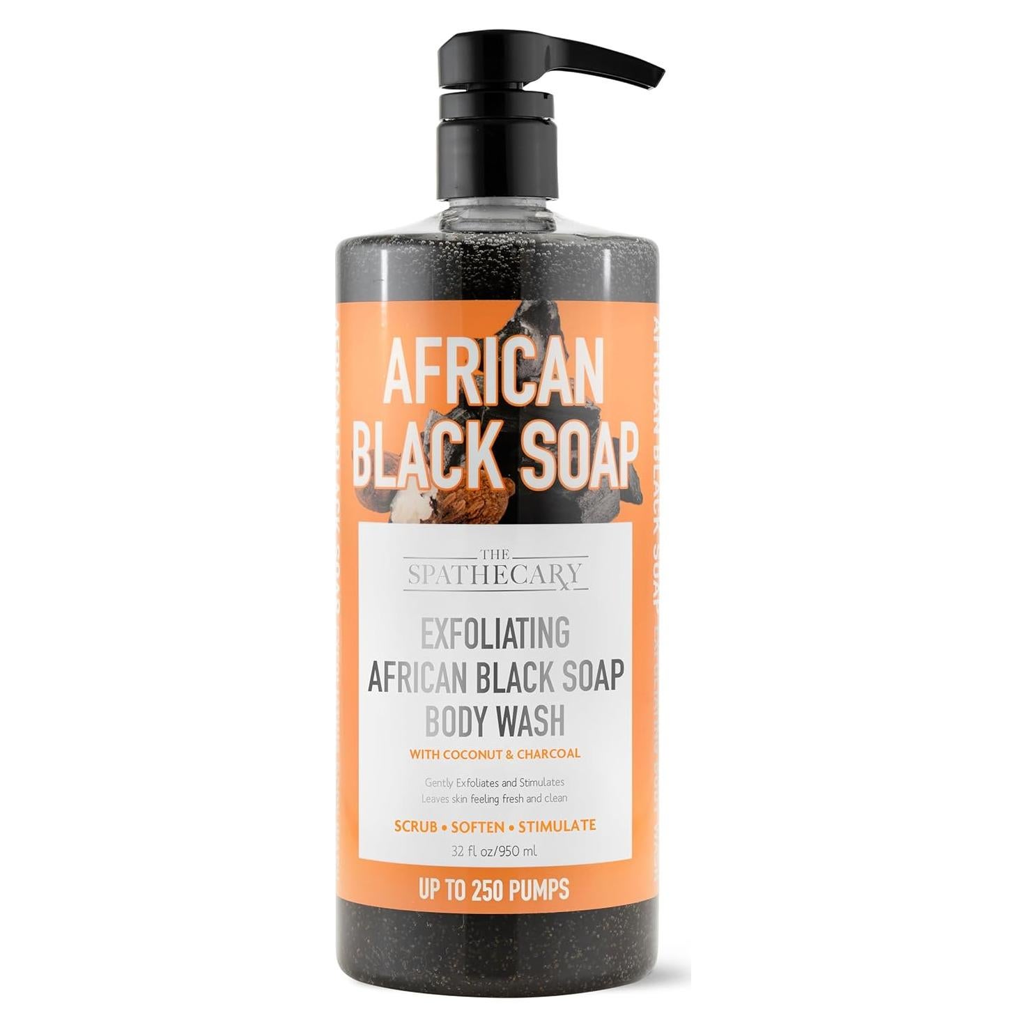 Jabón Negro Africano G2 Beauty 907g Exfoliante Coco Carbón