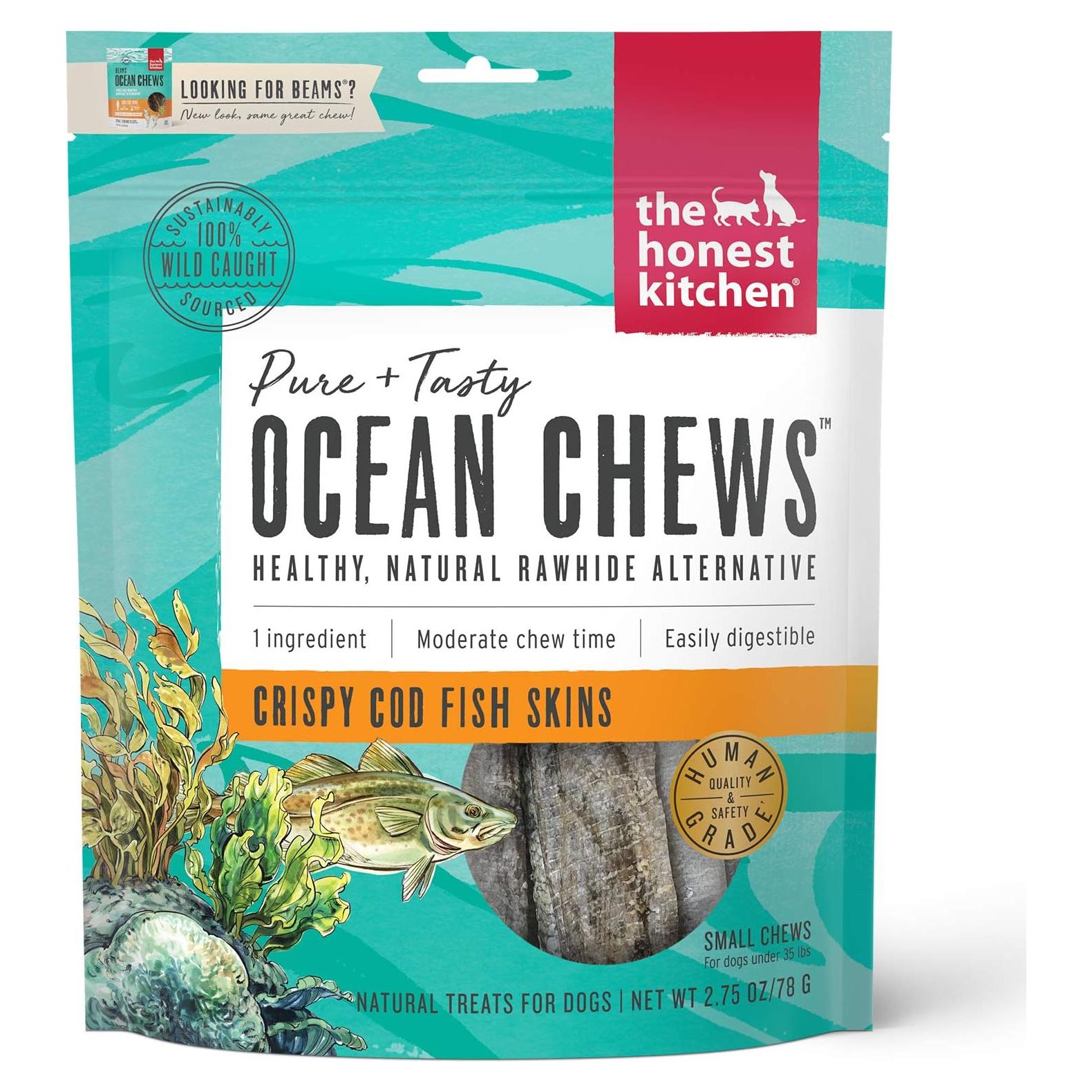 Golosinas para Perros Los Honest Kitchen Piel de Bacalao 79 g