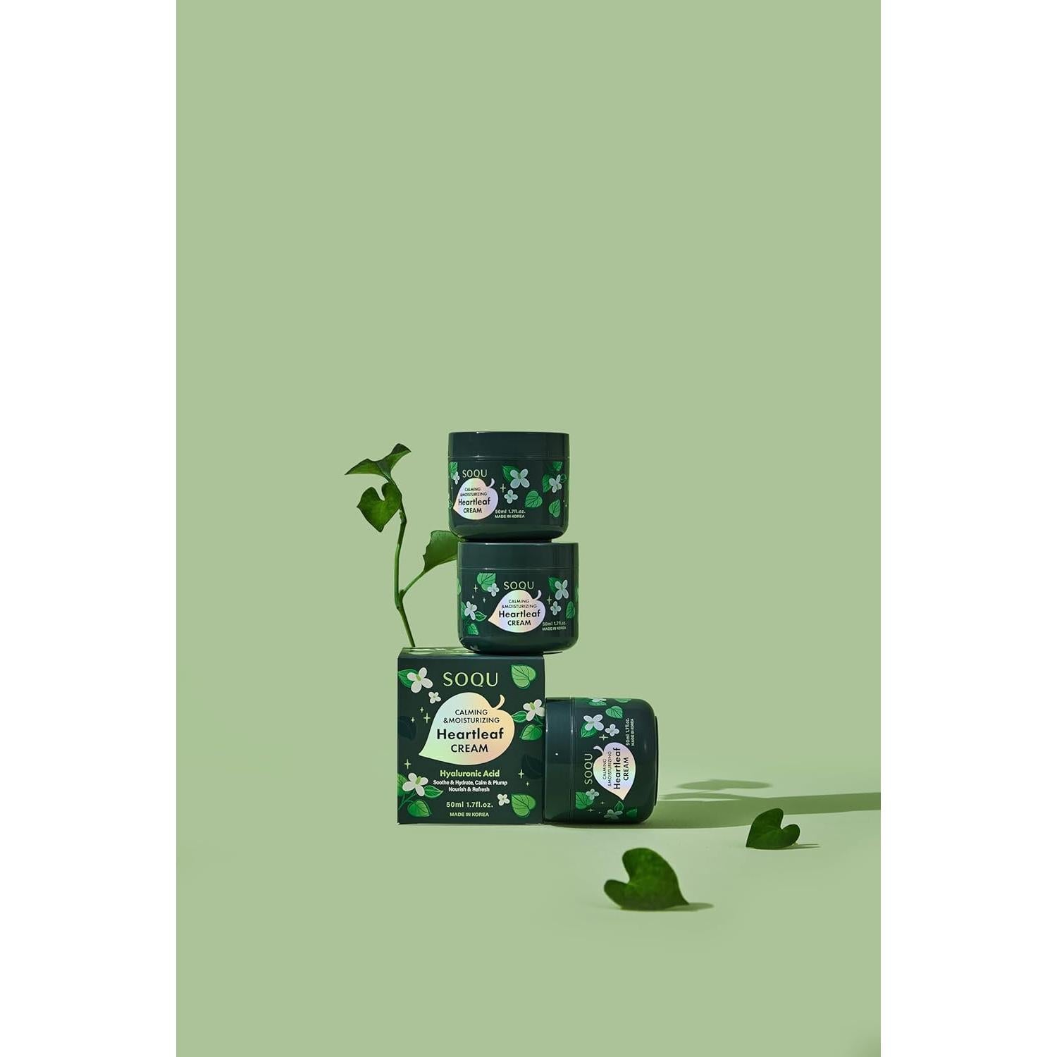 Crema Calmante e Hidratante Soqu 50ml Ácido Hialurónico Niacinamida