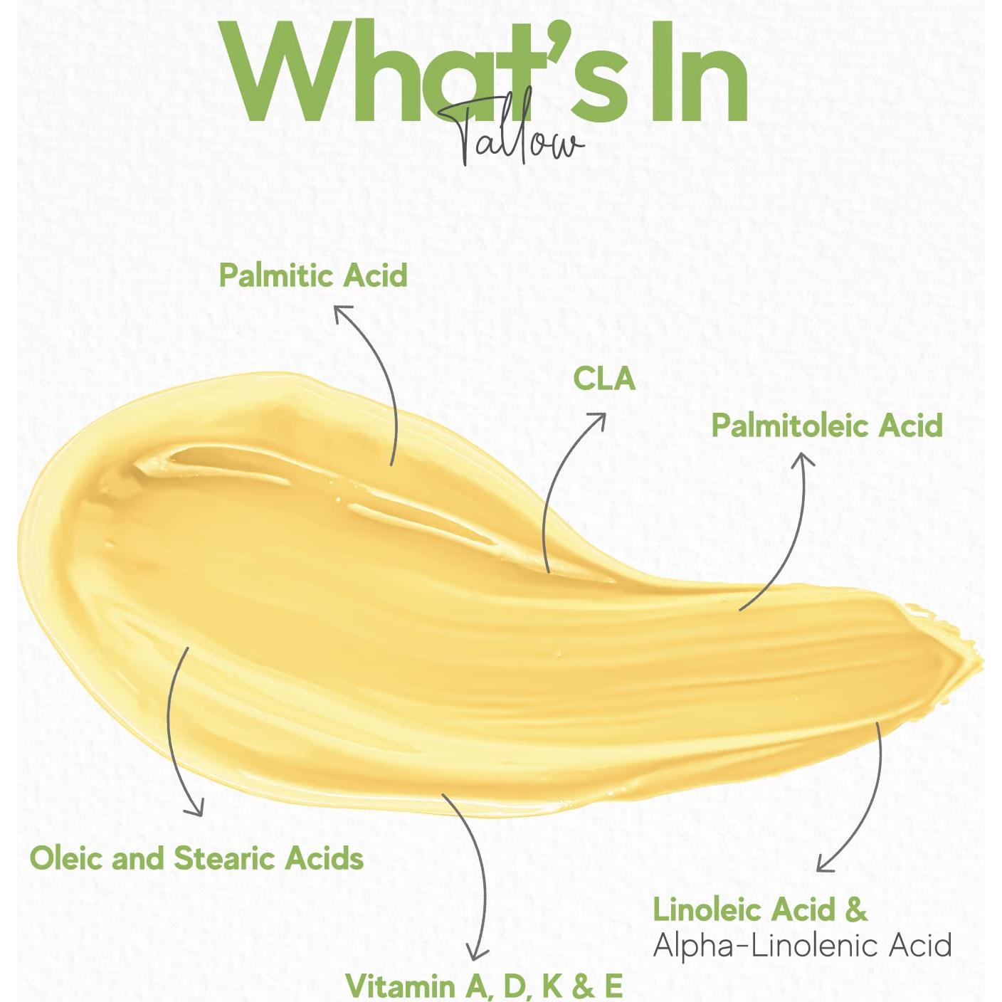 Bálsamo de Sebo de Res Natural 159g - Hidratante Facial Vainilla