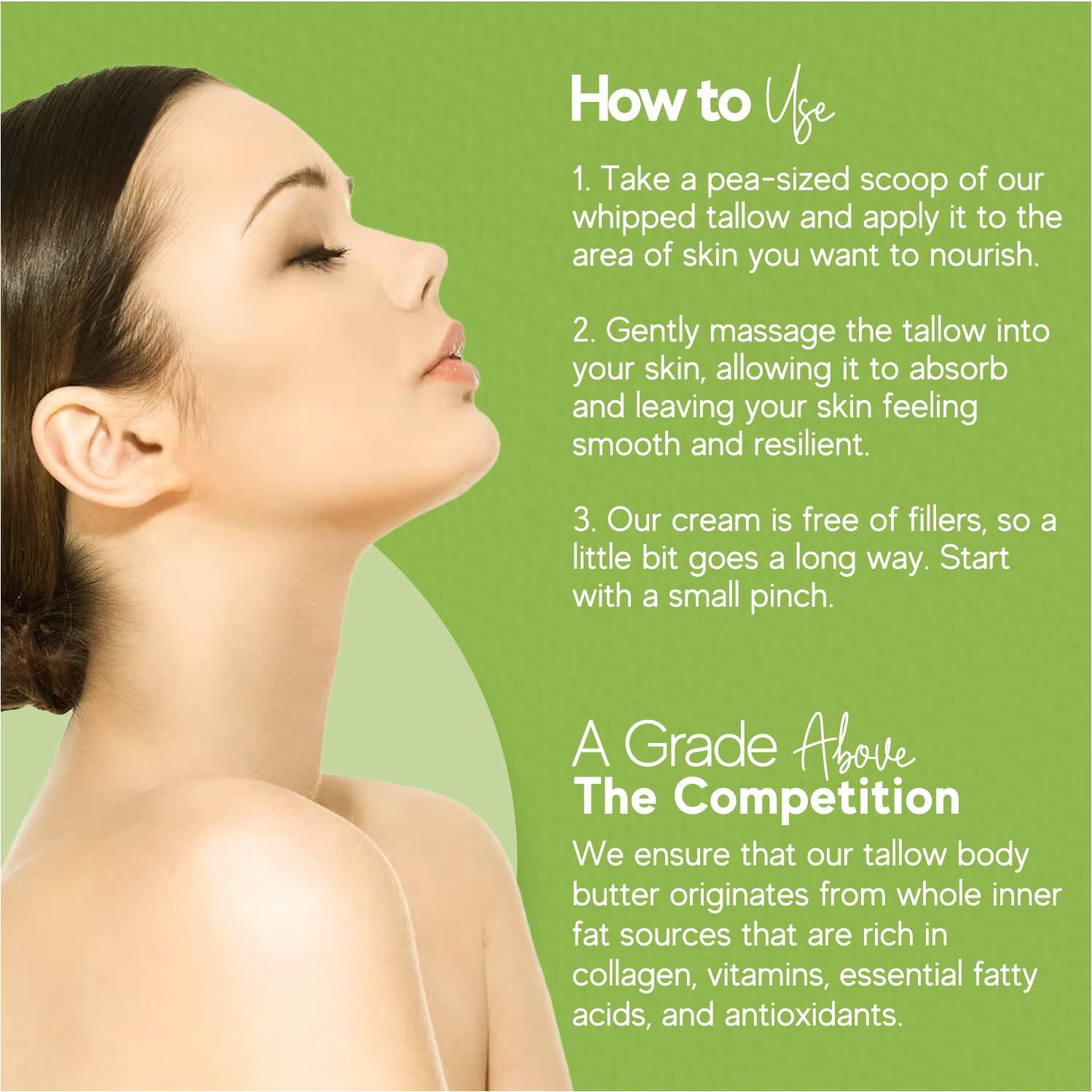 Bálsamo de Sebo de Res Natural 159g - Hidratante Facial Vainilla