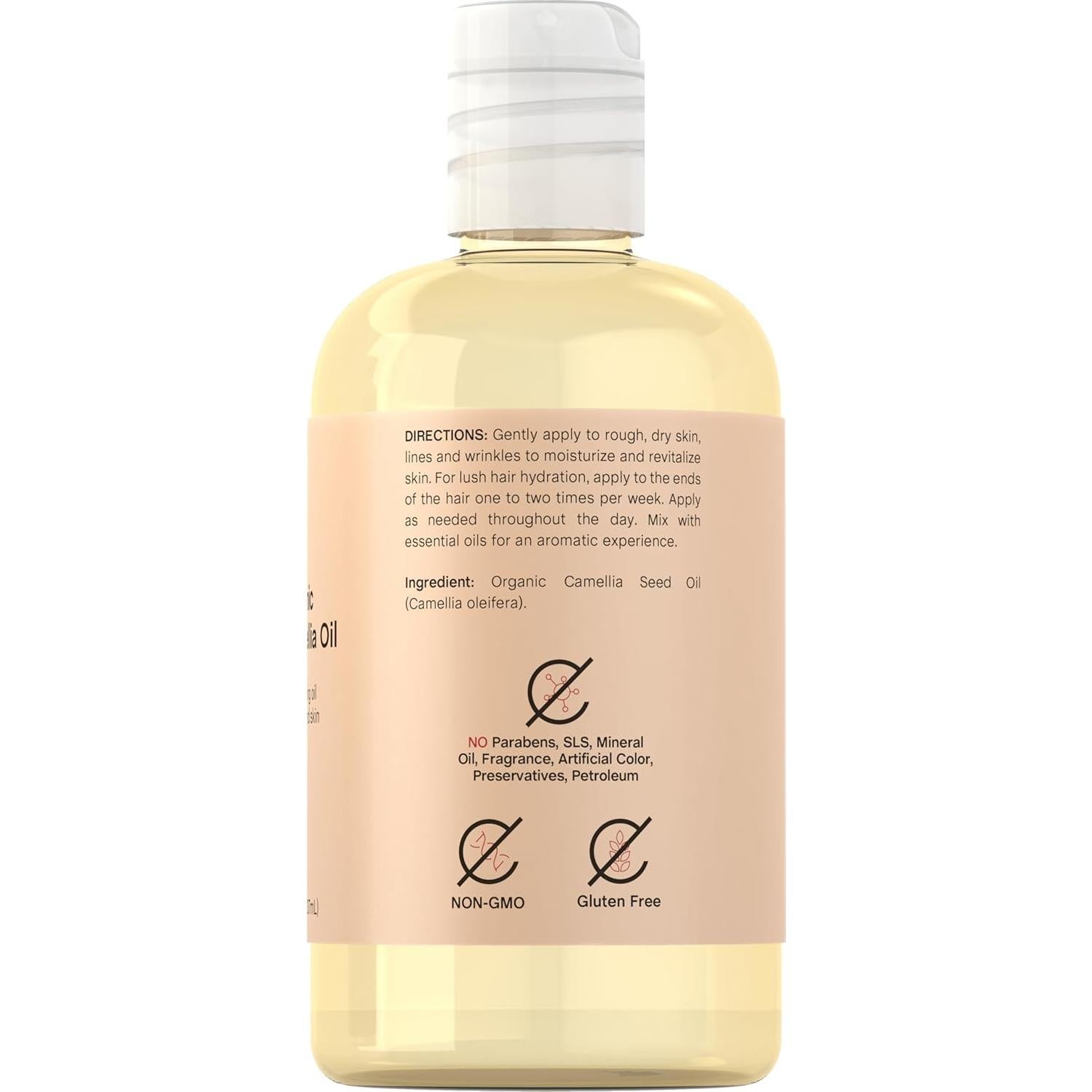 Aceite de Camelia Coera 236 ml Orgánico Hidratante Piel y Cabello